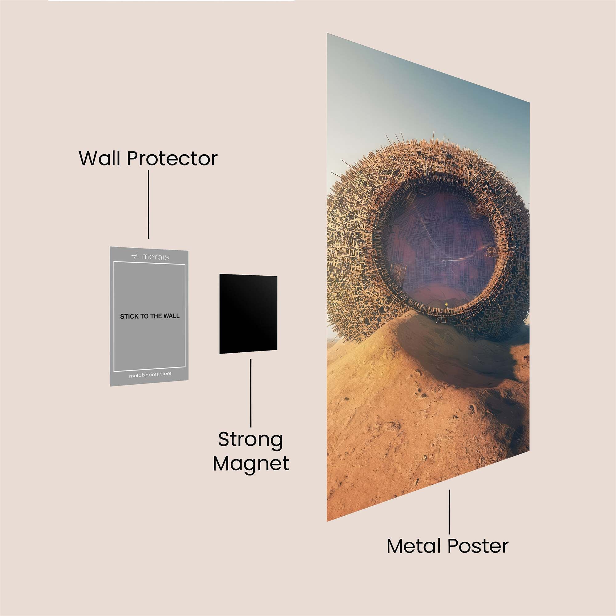 Orbital Mystery Safe Wall Magnetic / M