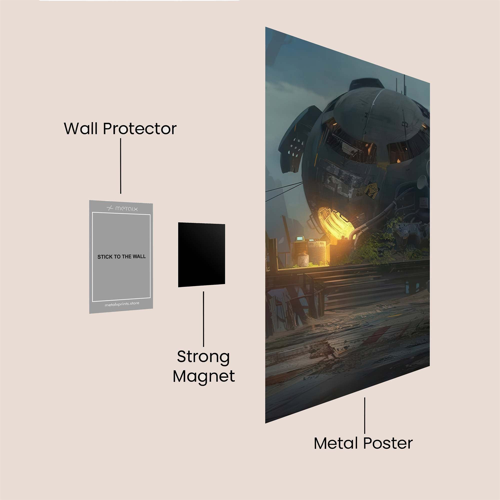 Aerial Adventure Safe Wall Magnetic / M