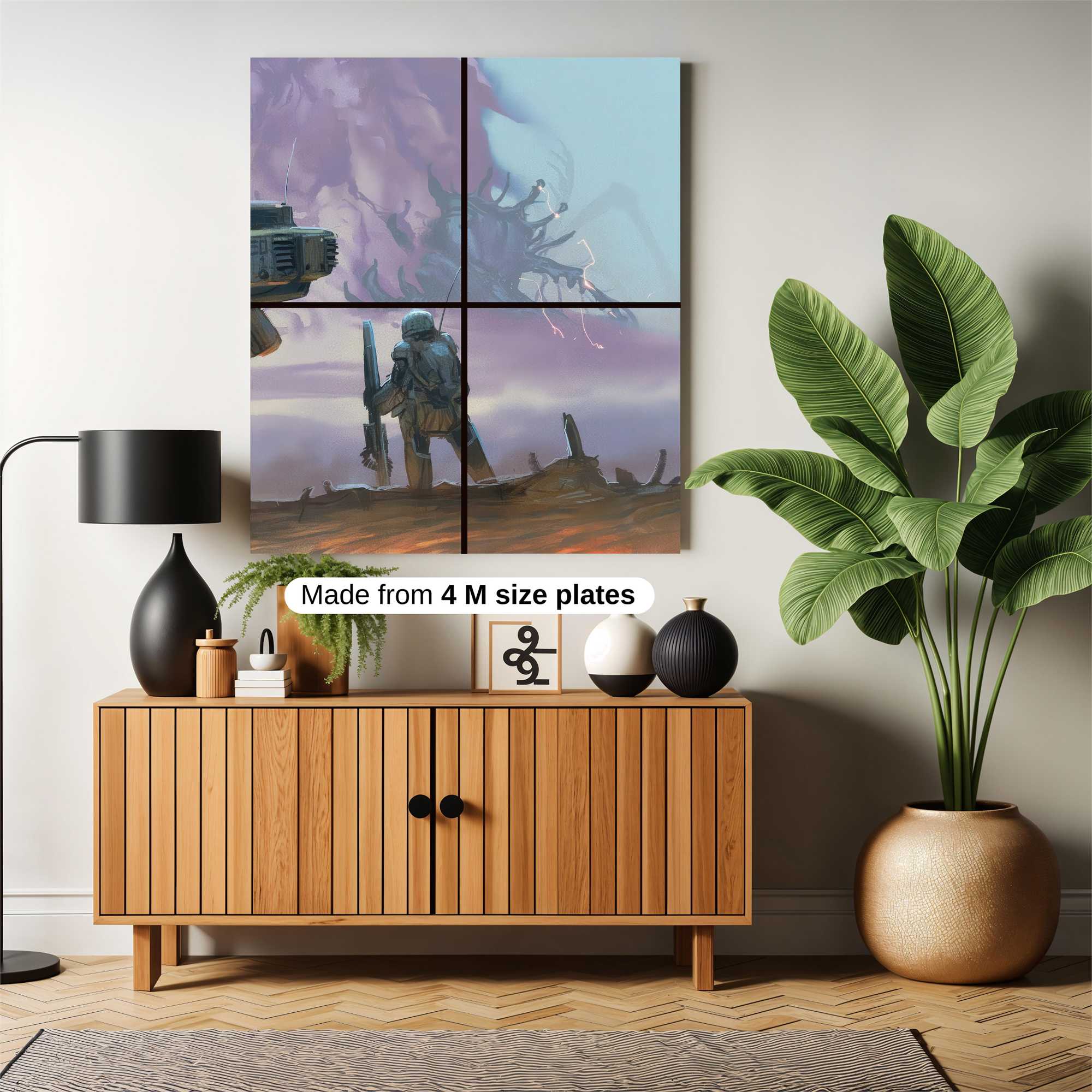 Alien Confrontation Safe Wall Magnetic / M