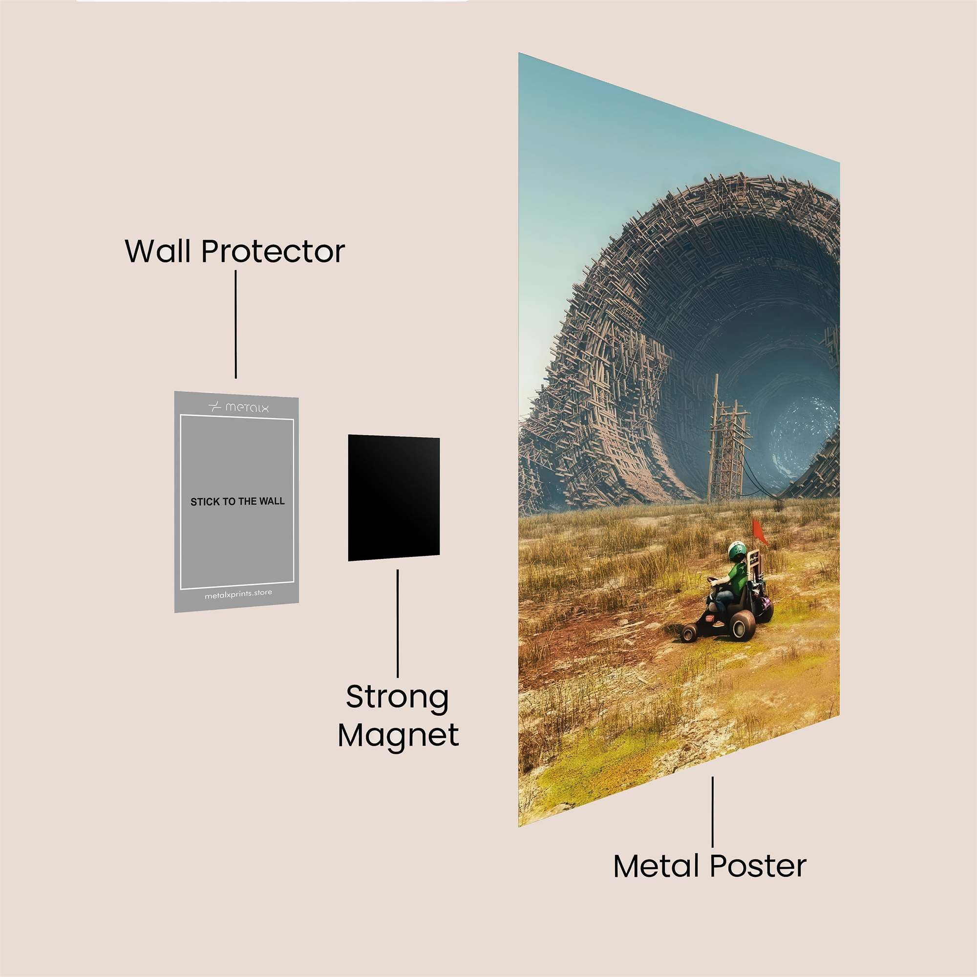 Ancient Wonderment Safe Wall Magnetic / M