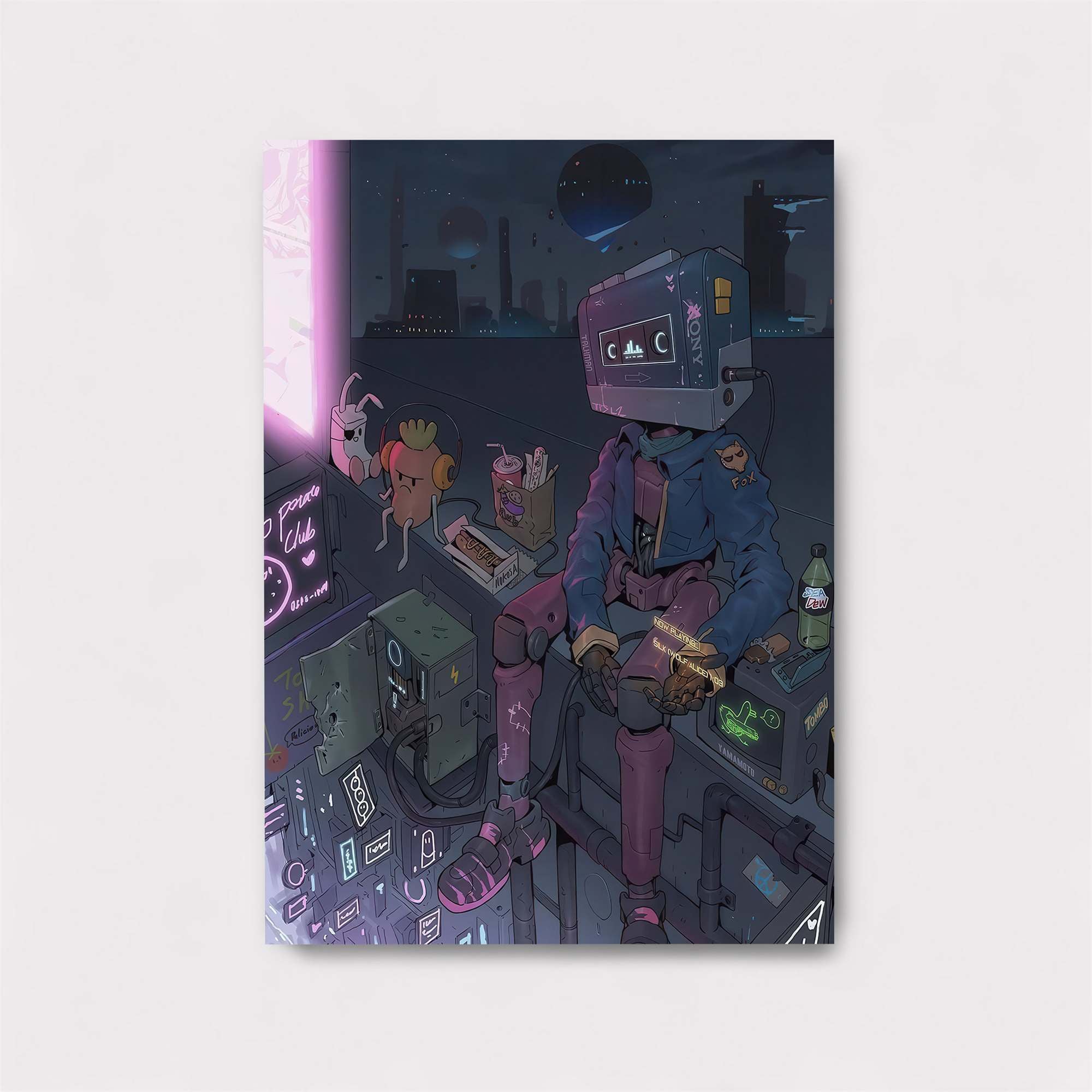 Cybernetic Reverie Safe Wall Magnetic / M