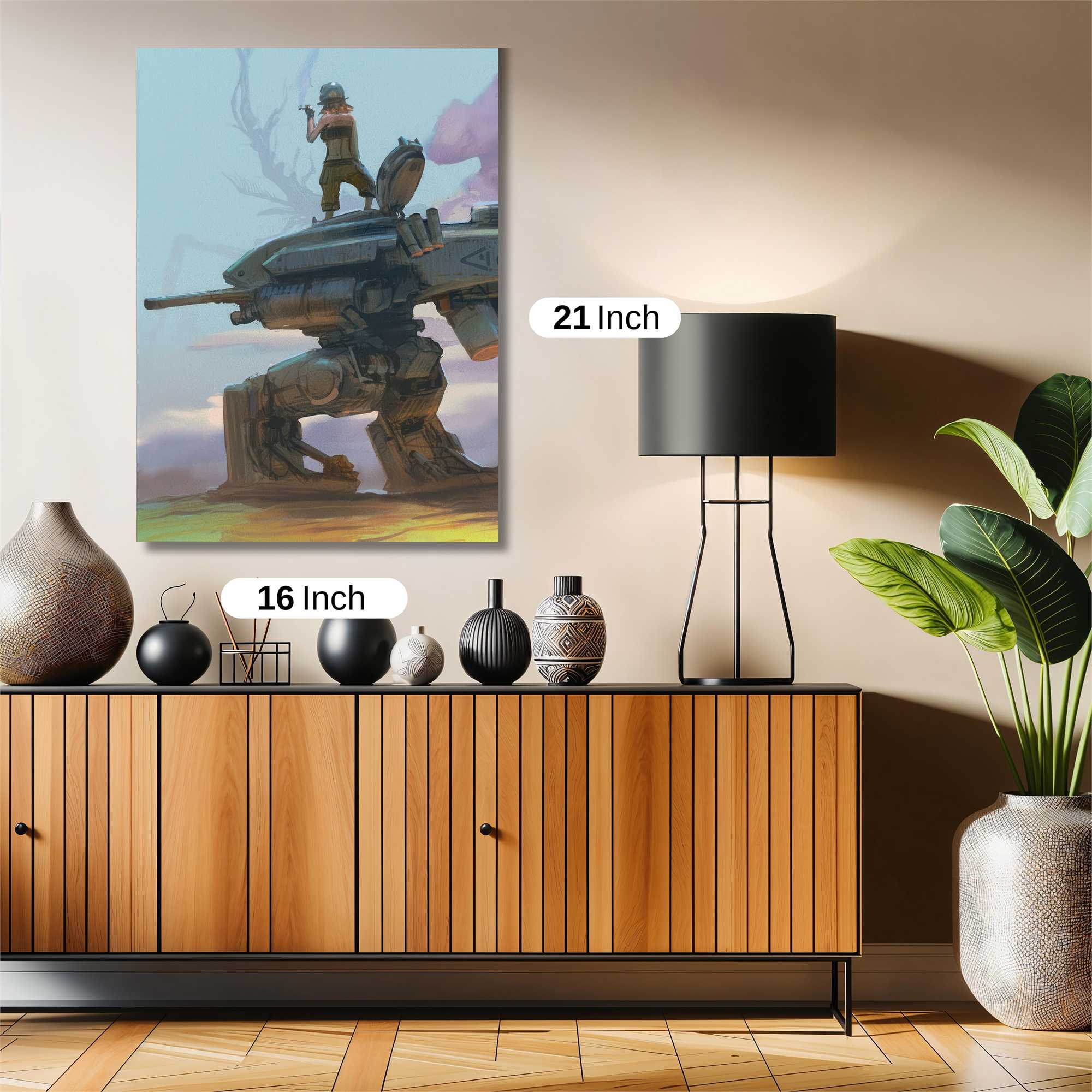 Mech Sentinels Safe Wall Magnetic / M