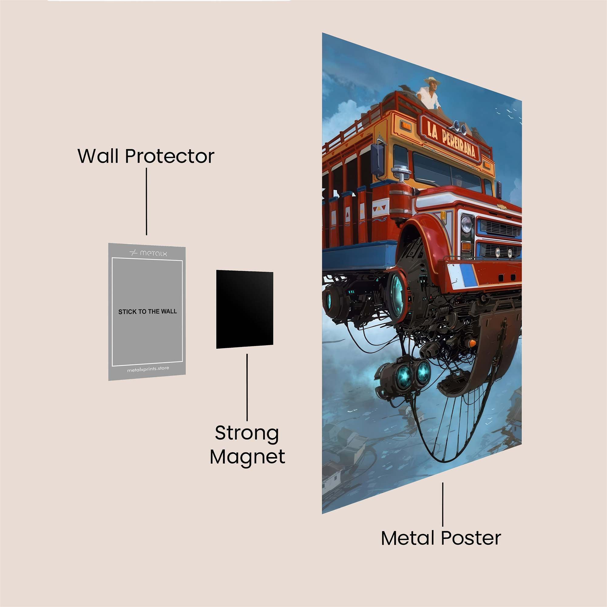 Skyward Journey Safe Wall Magnetic / M