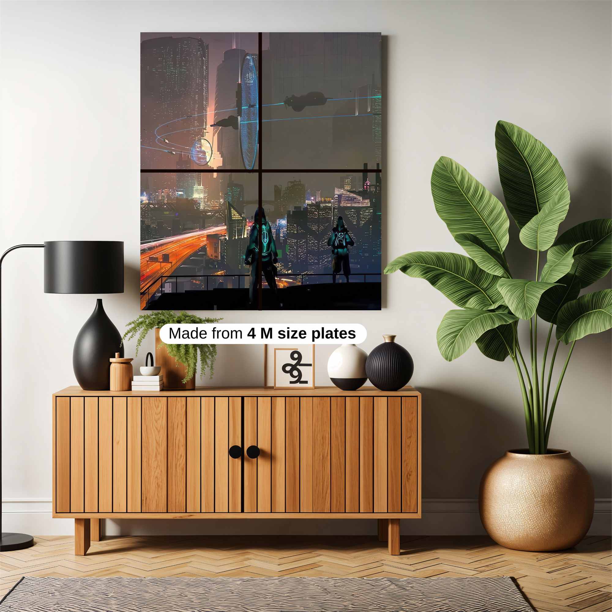 Futuristic Odyssey Safe Wall Magnetic / M