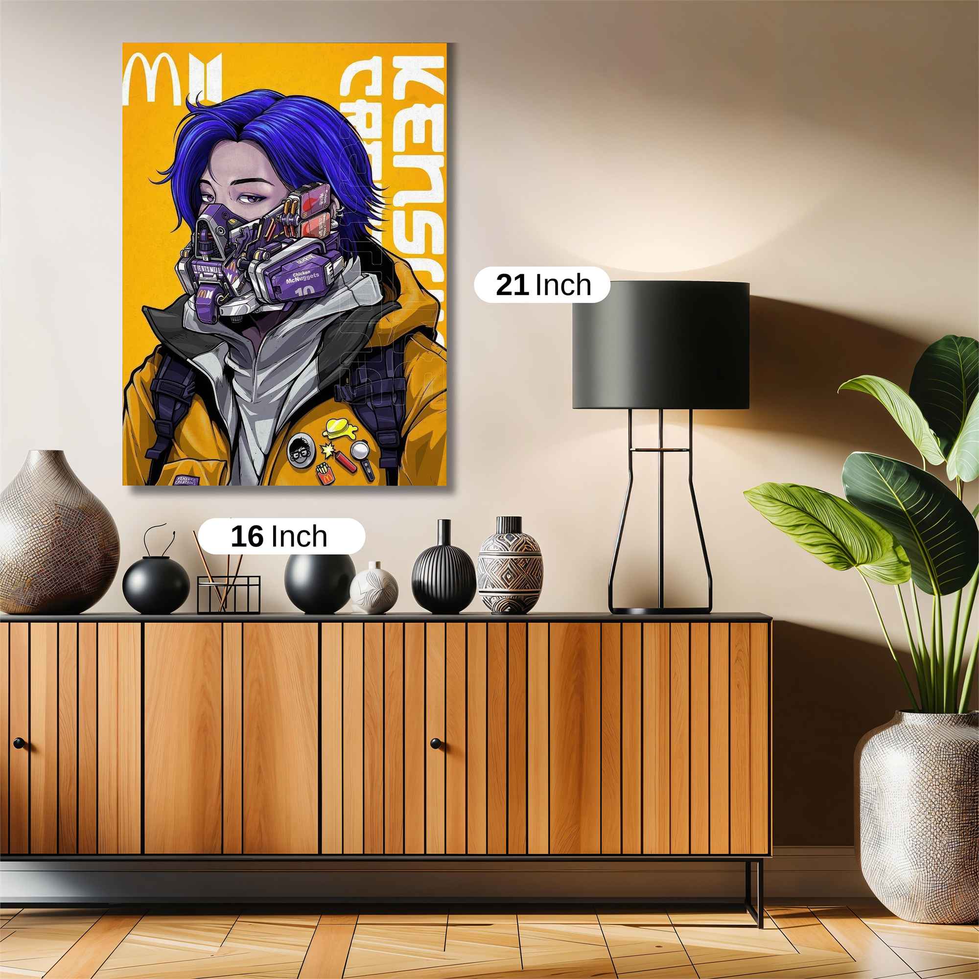 Cyber Persona Safe Wall Magnetic / M