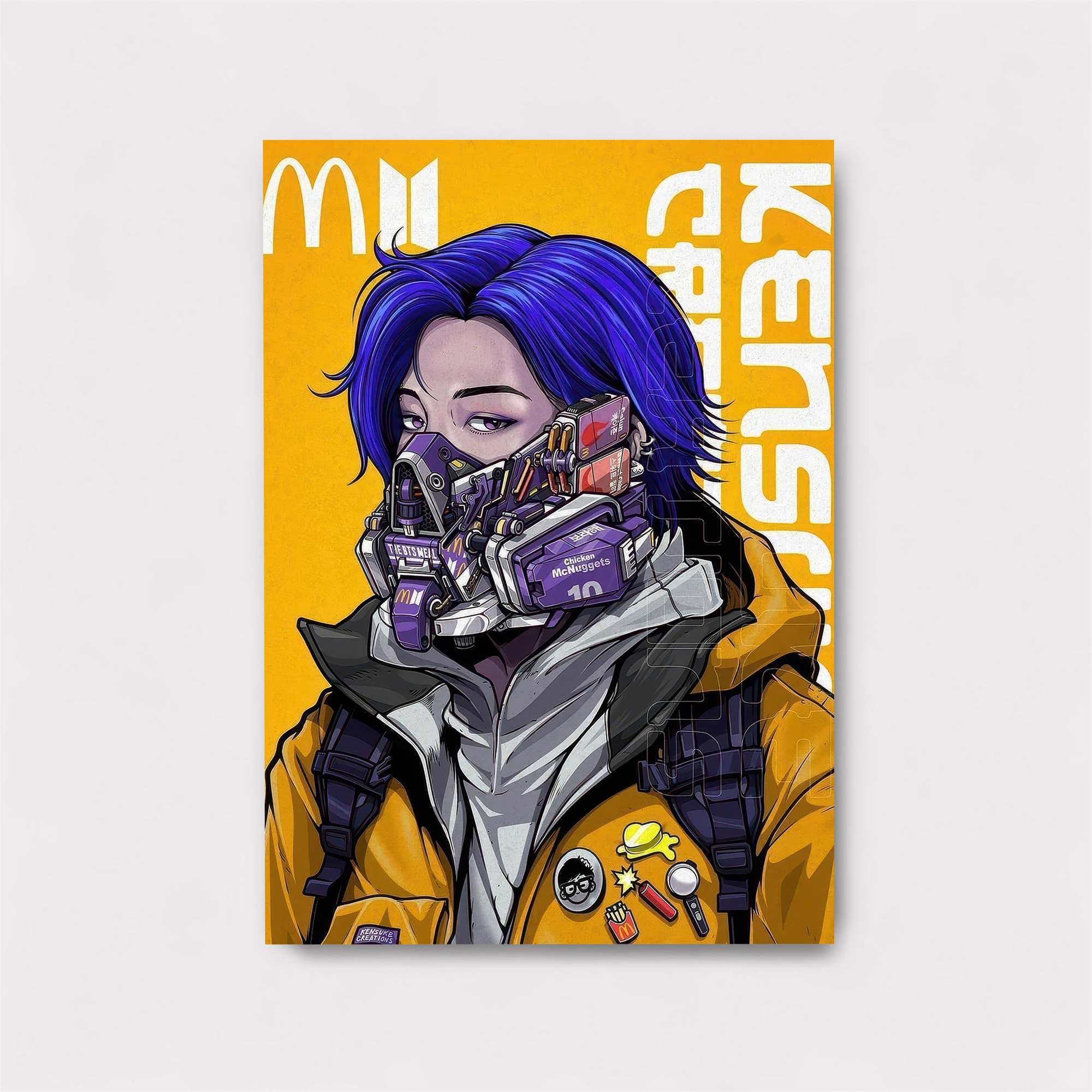Cyber Persona Safe Wall Magnetic / M