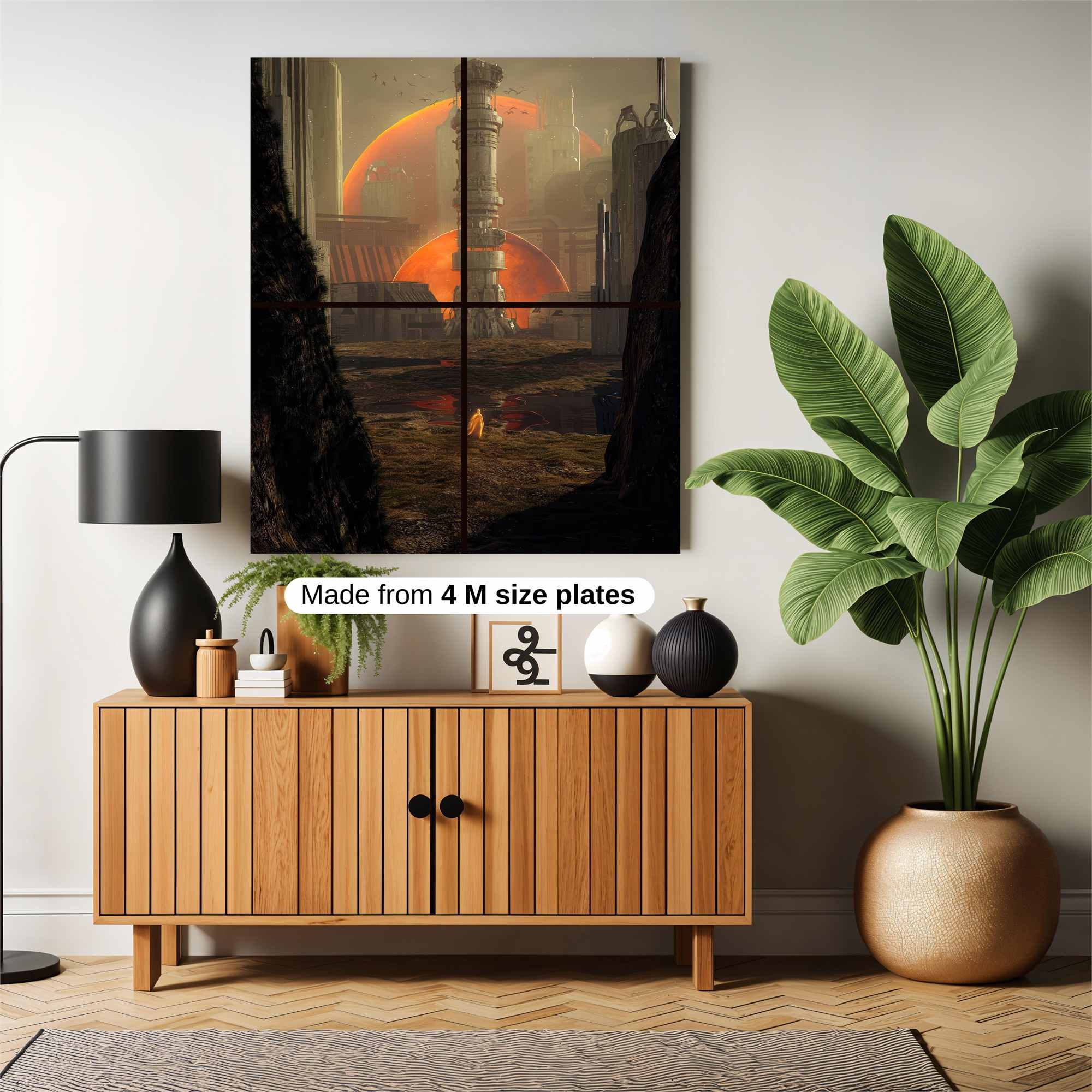 Futuristic Reverie Safe Wall Magnetic / M