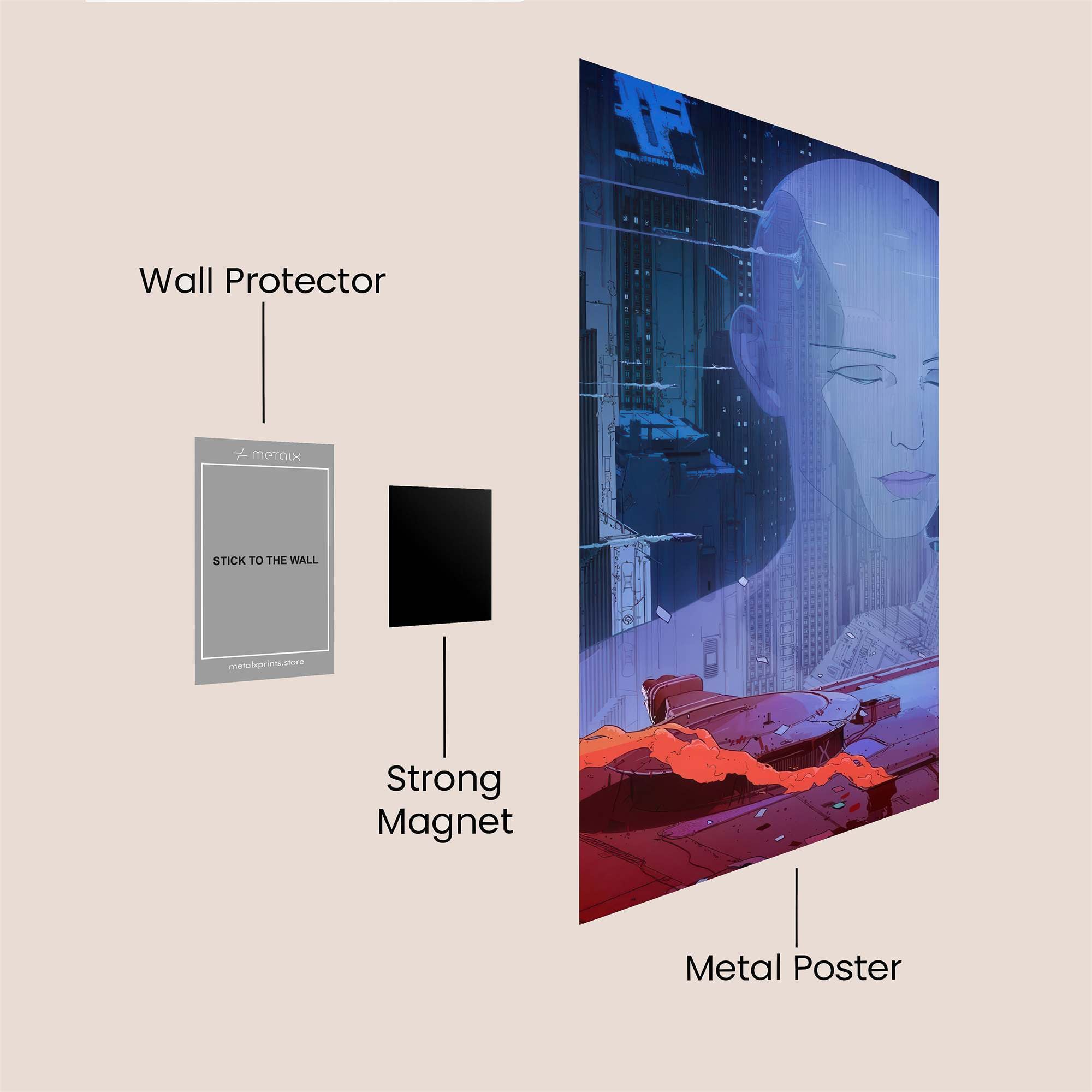 Digital Reverie Safe Wall Magnetic / M