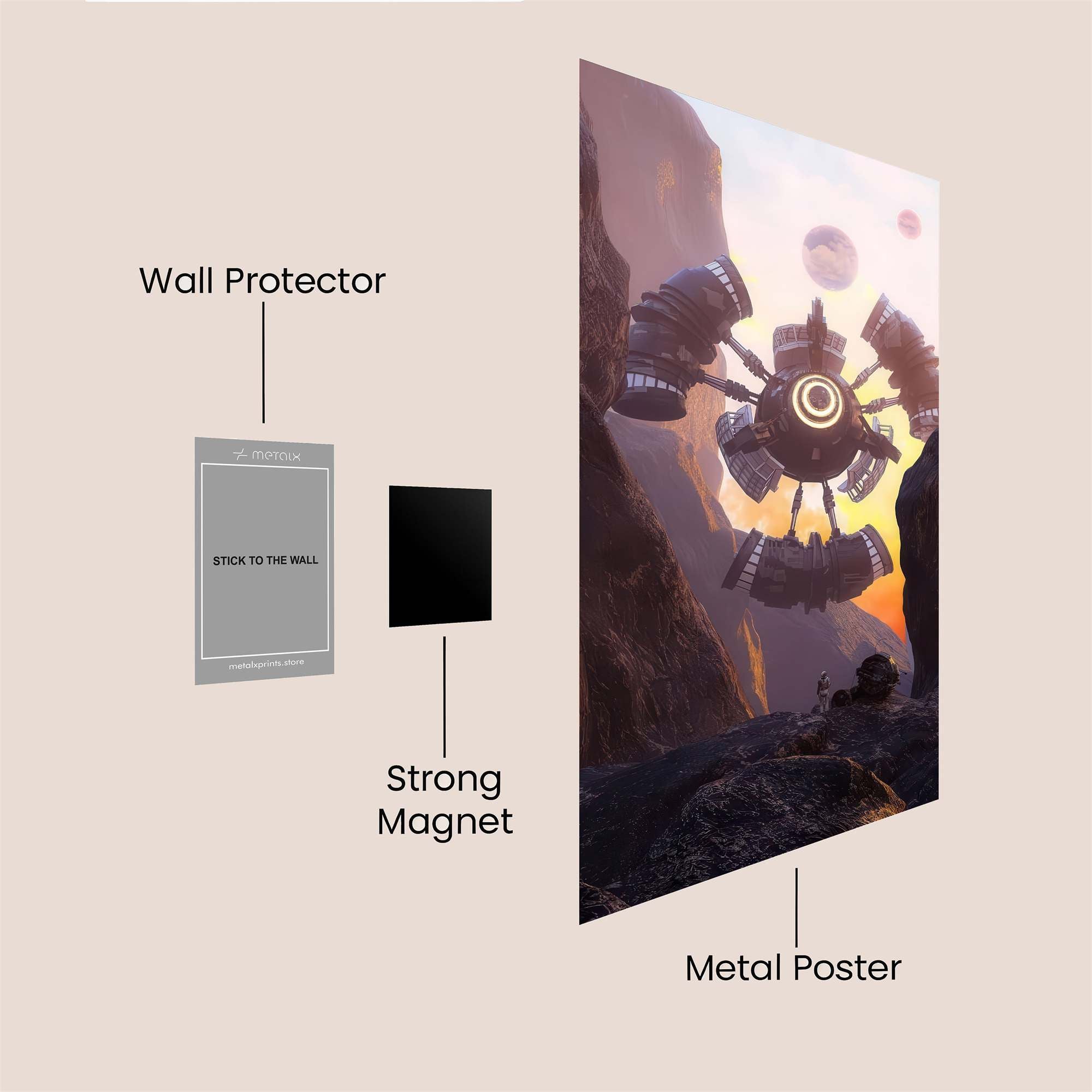 Colossal Encounter Safe Wall Magnetic / M