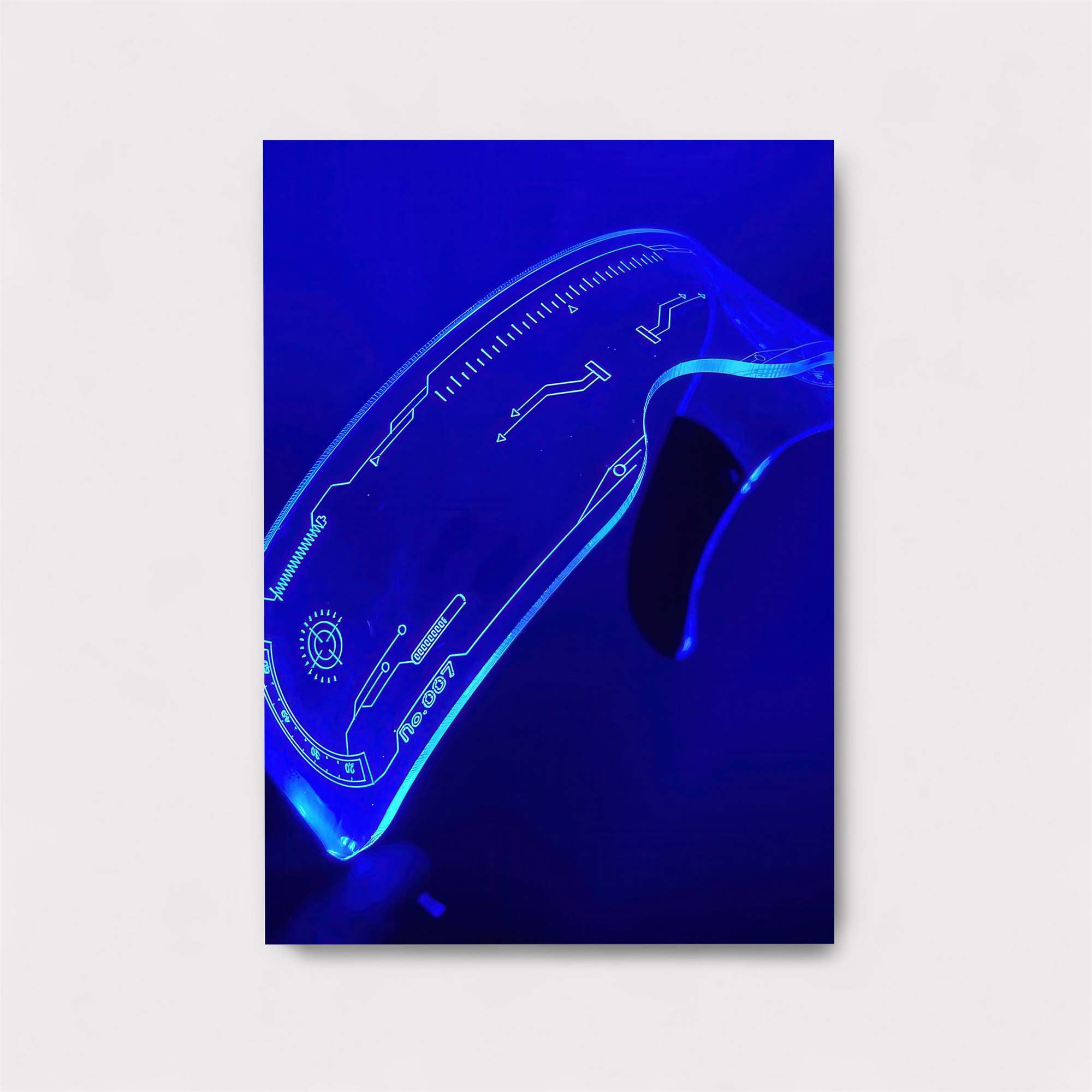 Futuristic Glow Safe Wall Magnetic / M