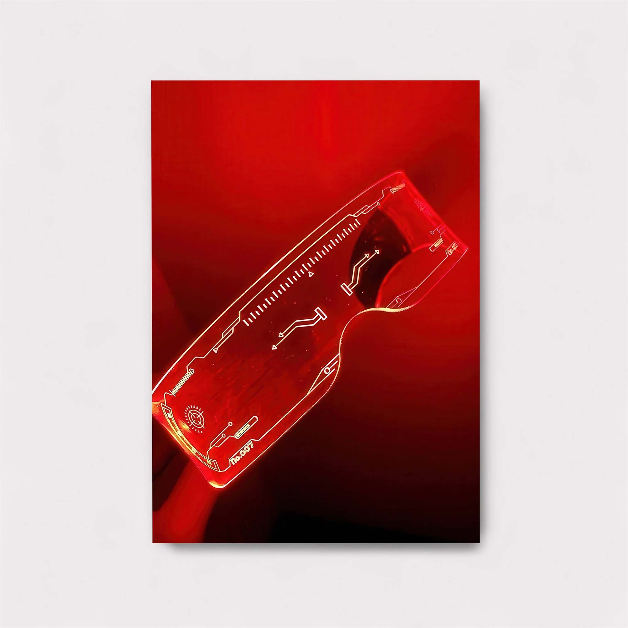 Futuristic Glow Safe Wall Magnetic / M