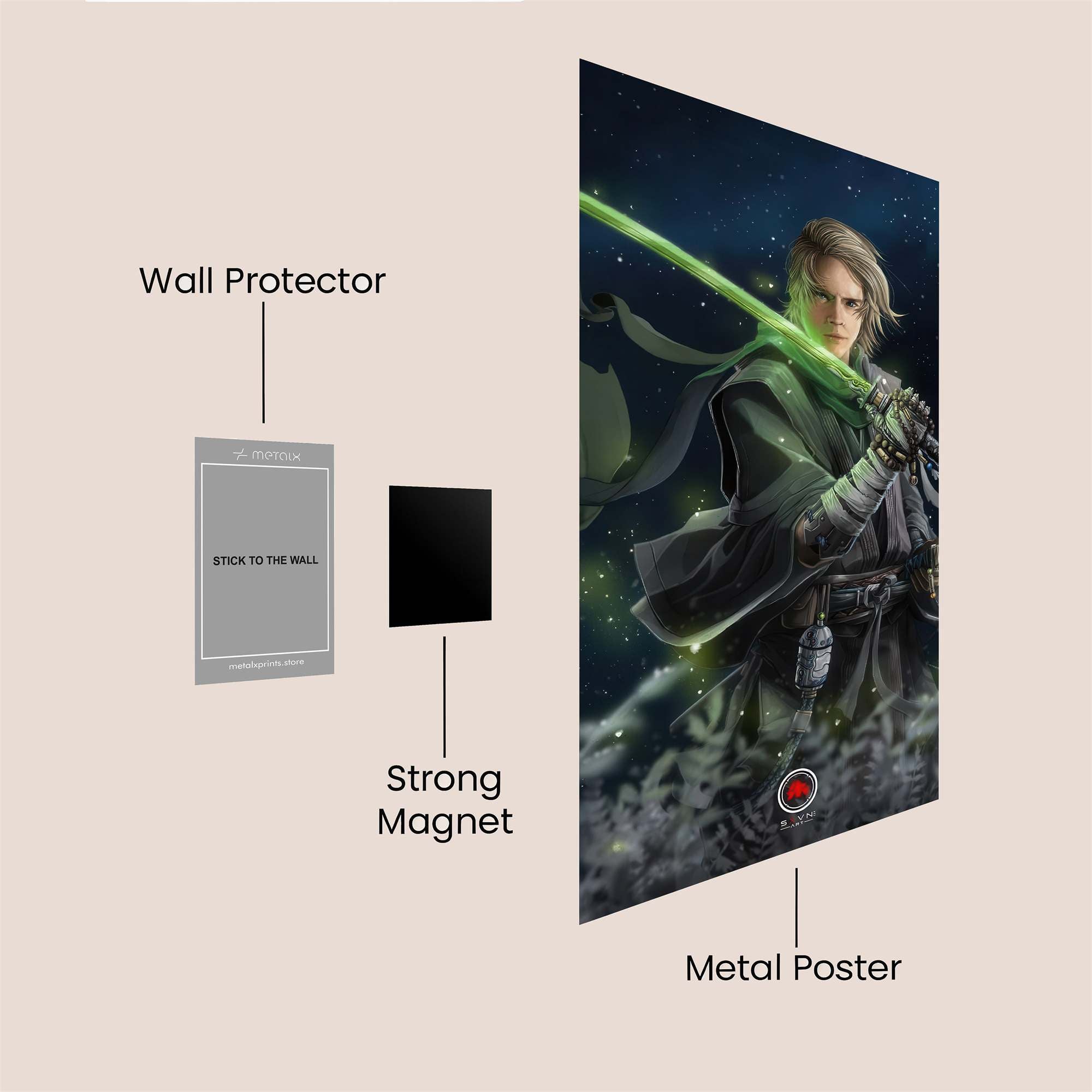 Galactic Vigilance Safe Wall Magnetic / M