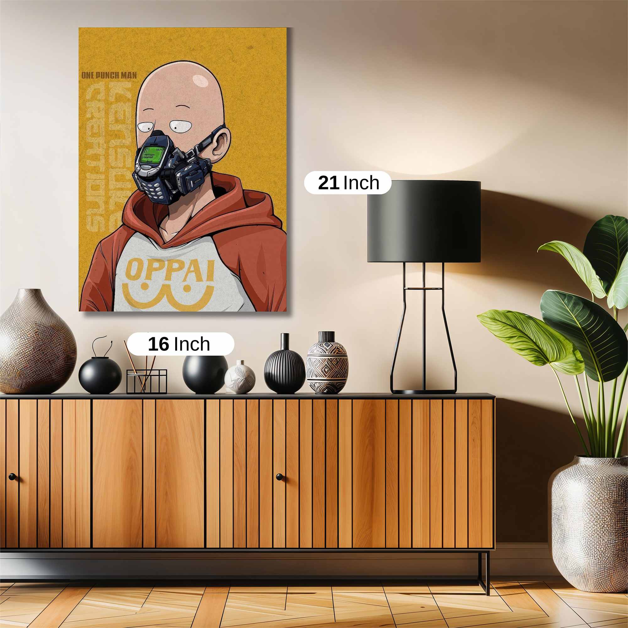 Saitama Quirky Safe Wall Magnetic / M