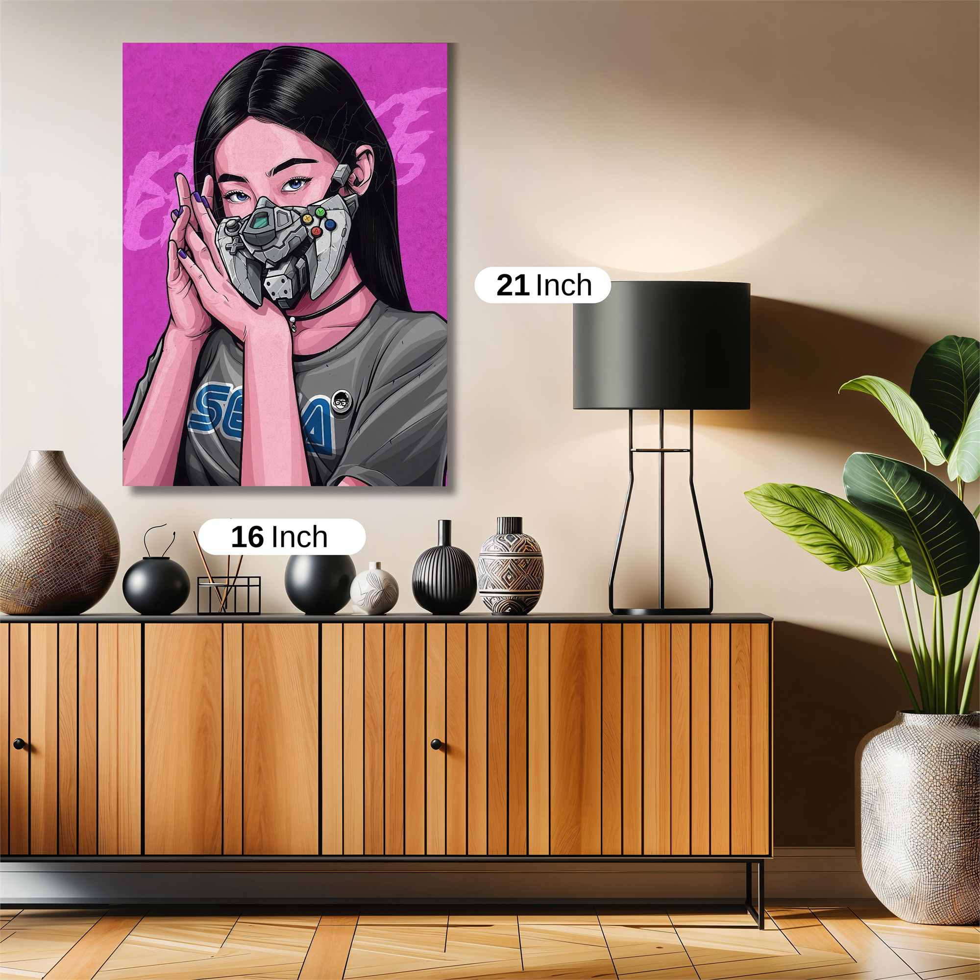 Gamer Mystery Safe Wall Magnetic / M