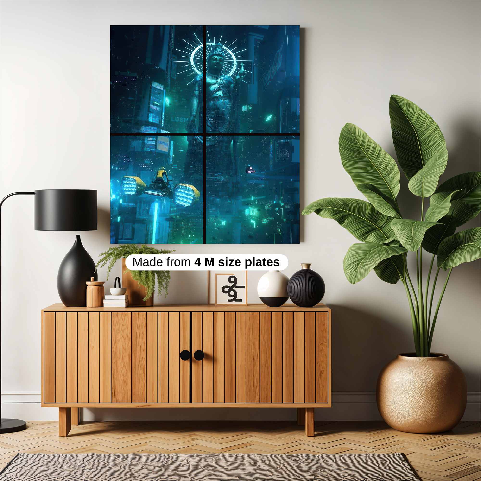 Neon Serenity Safe Wall Magnetic / M