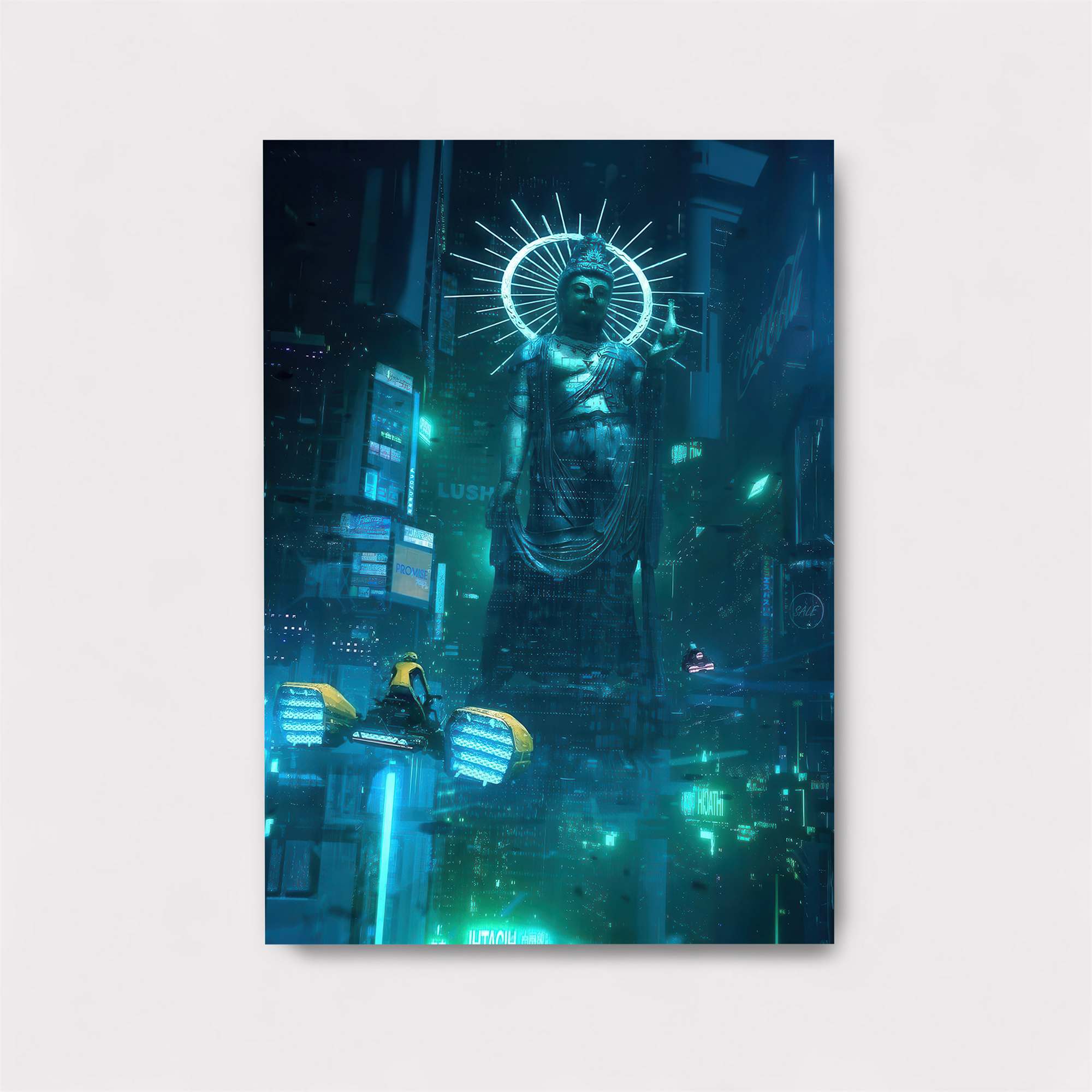 Neon Serenity Safe Wall Magnetic / M