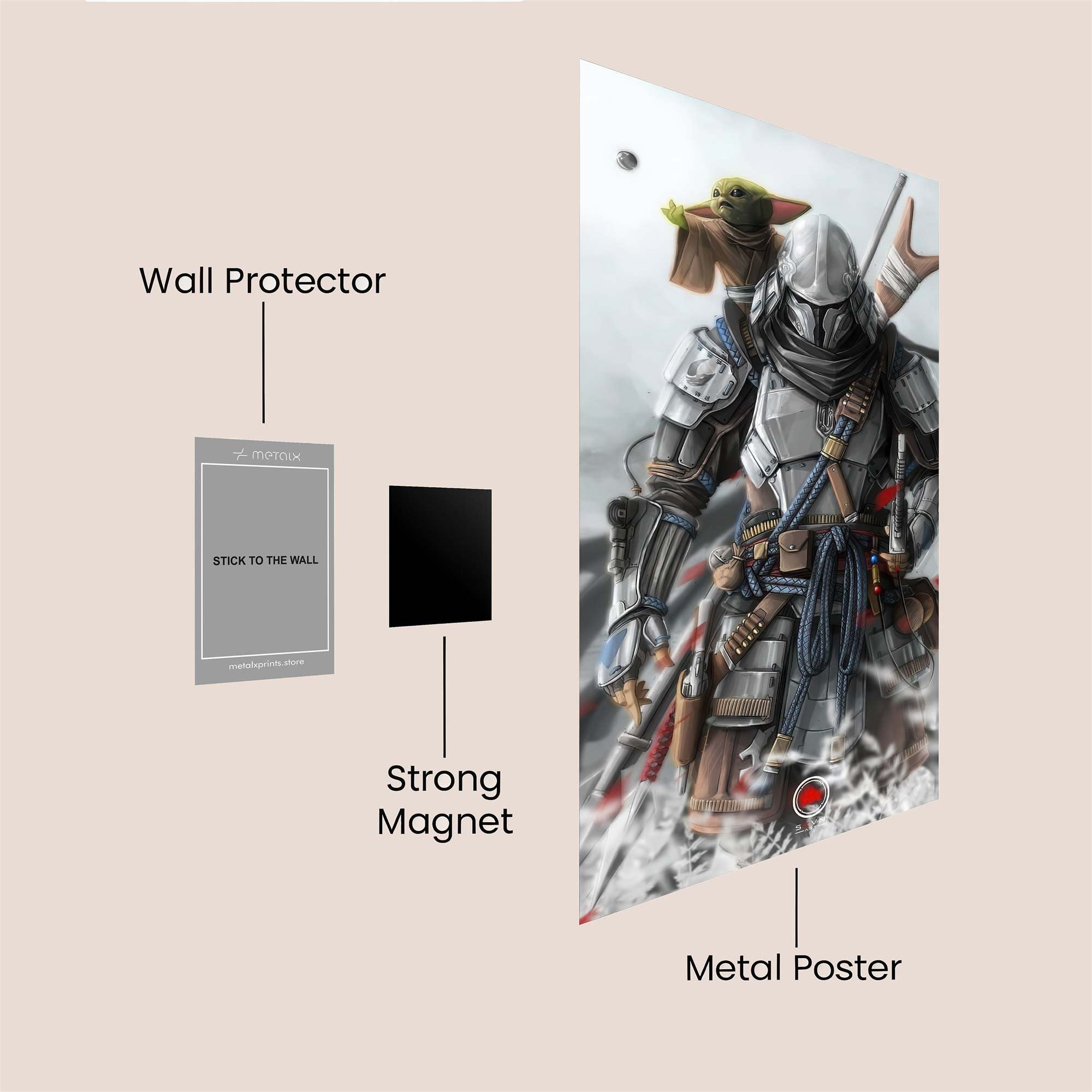 Warrior Serenity Safe Wall Magnetic / M