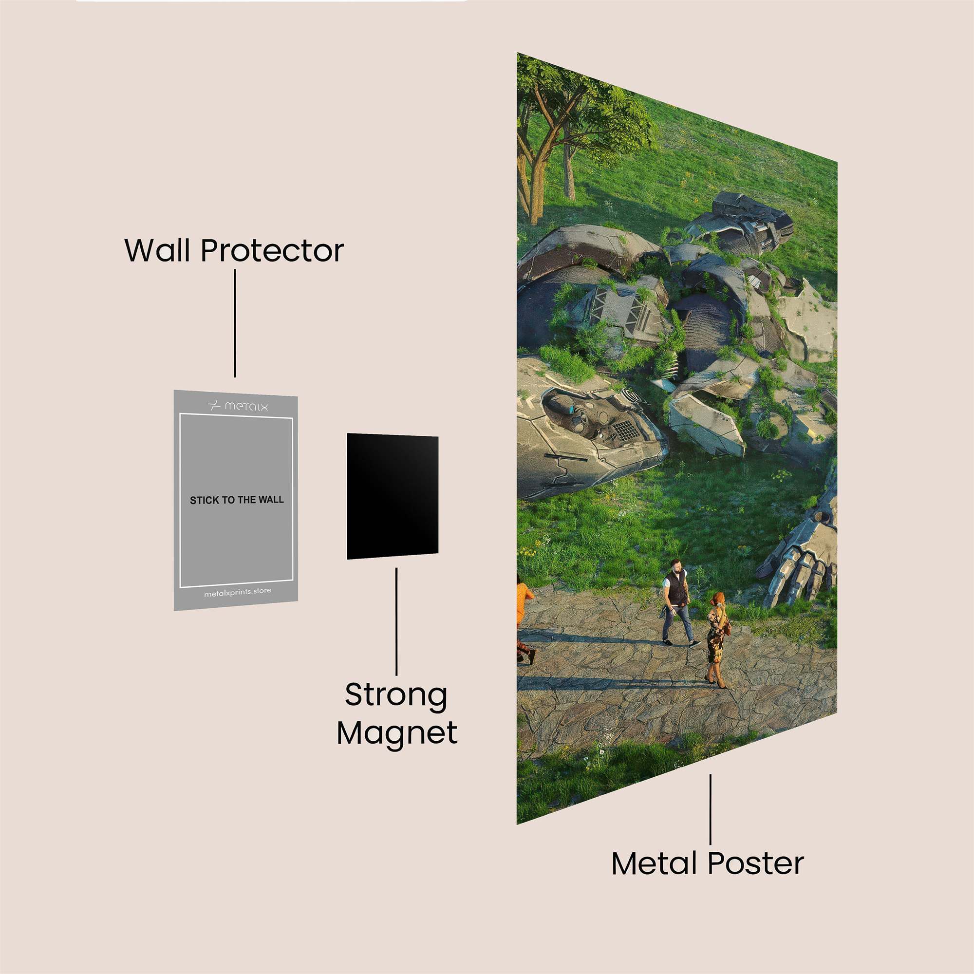 Titanic Serenity Safe Wall Magnetic / M