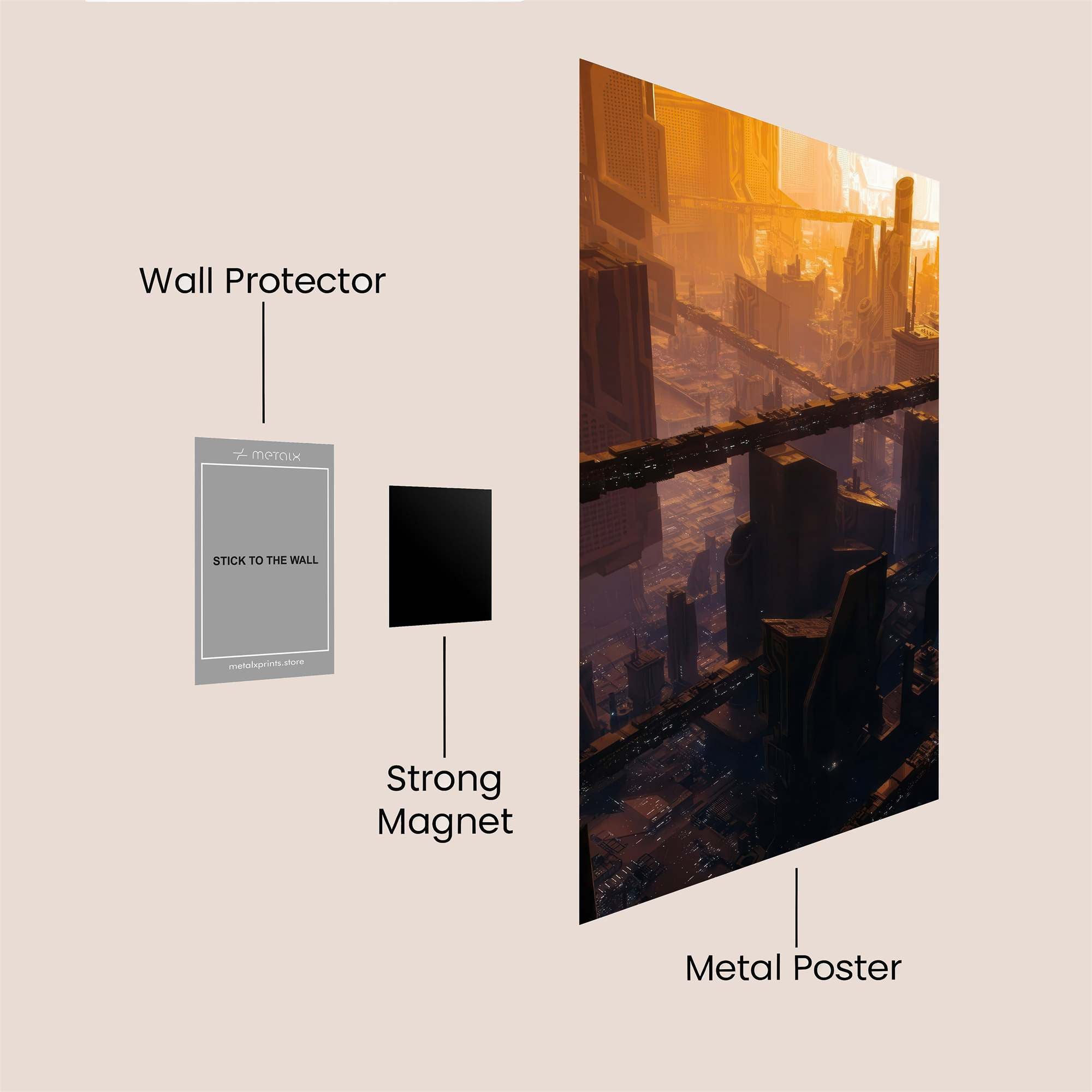 Urban Abyss Safe Wall Magnetic / M