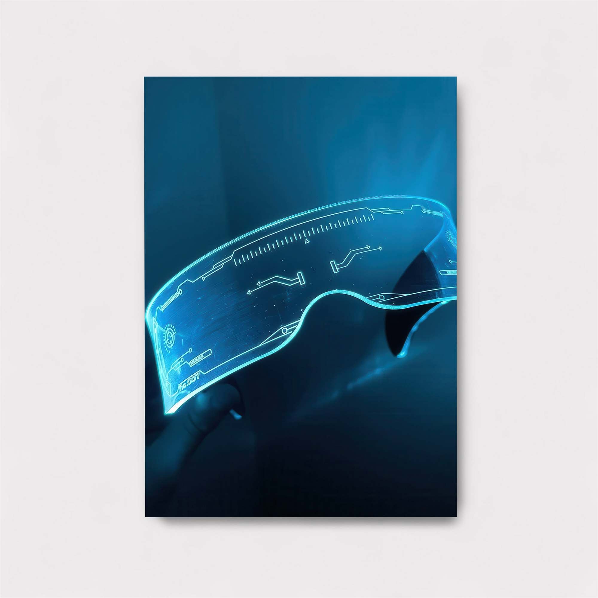 Futuristic Glimmer Safe Wall Magnetic / M