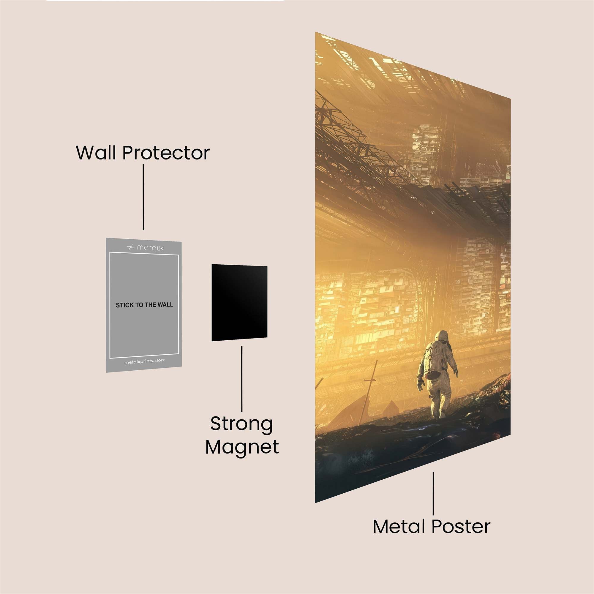 Astronaut's Odyssey Safe Wall Magnetic / M