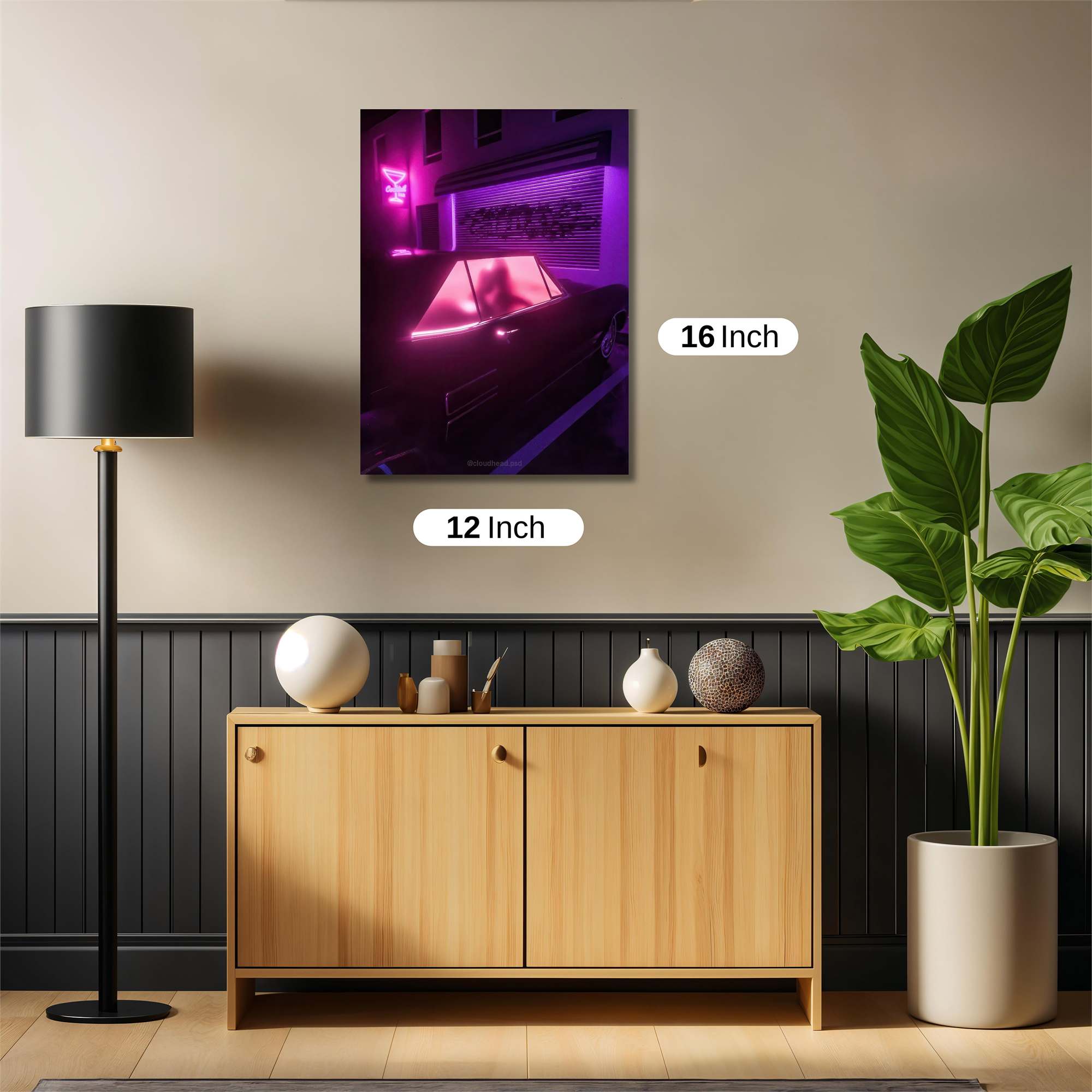 Neon Reverie Safe Wall Magnetic / M