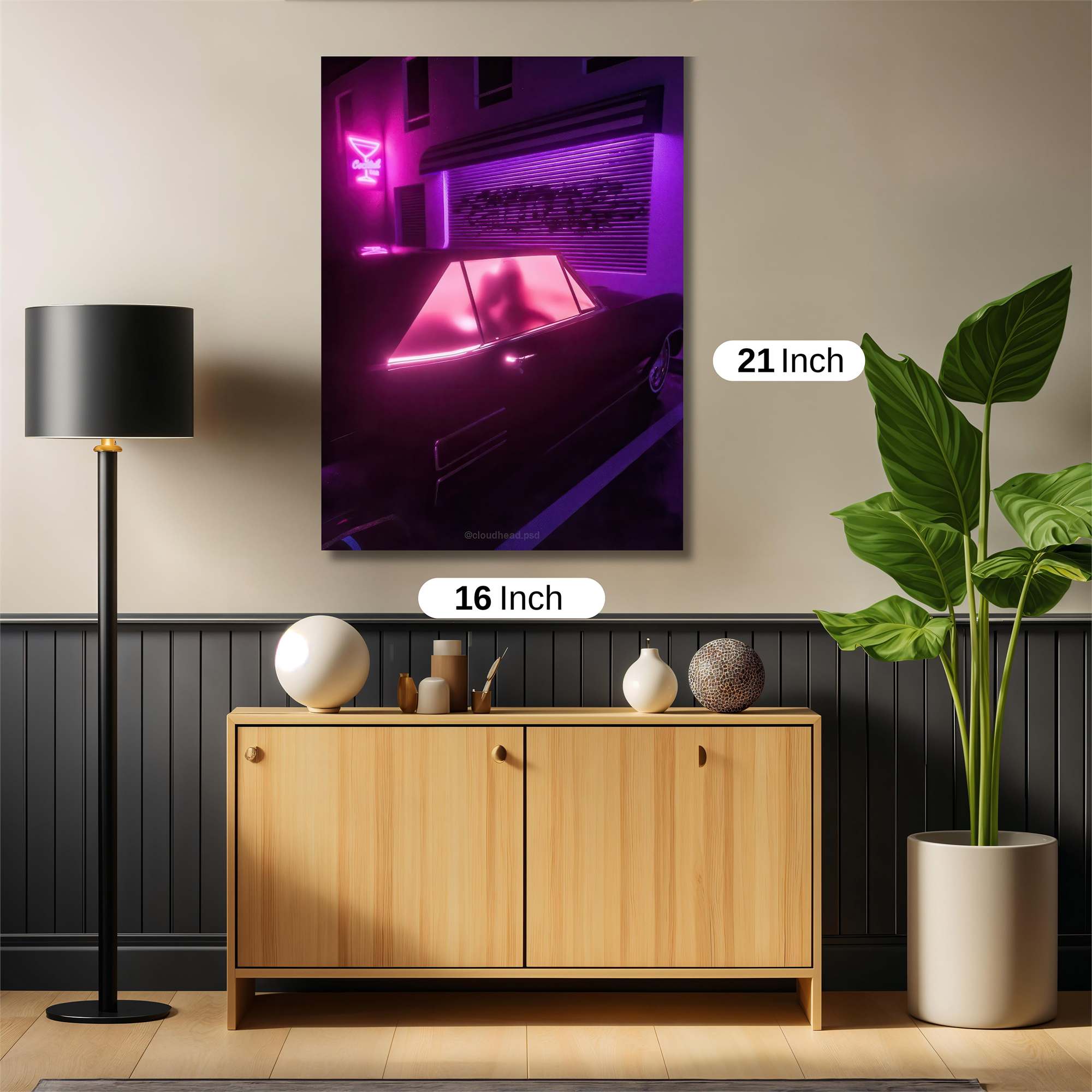 Neon Reverie Safe Wall Magnetic / M