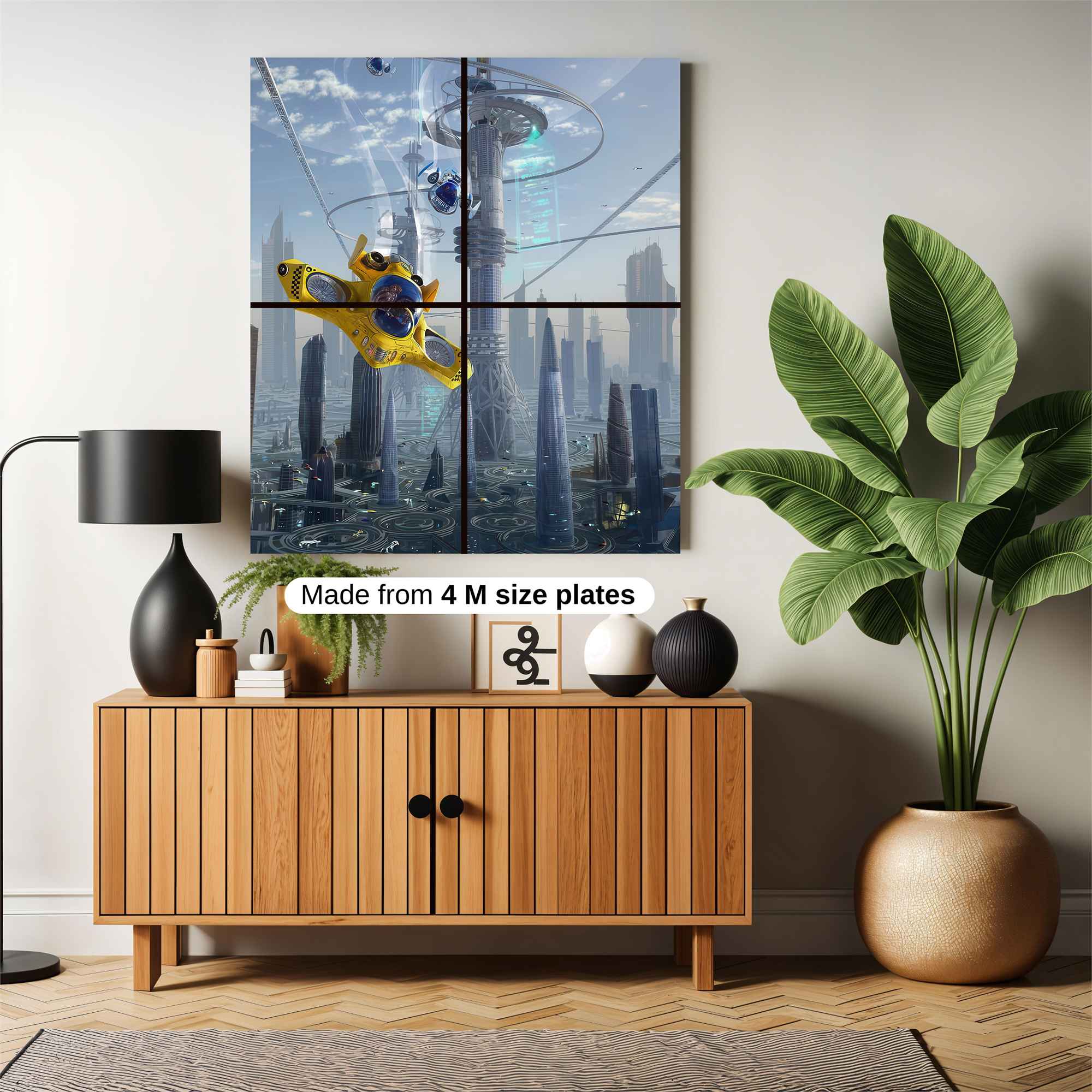 Futuristic Soar Safe Wall Magnetic / M