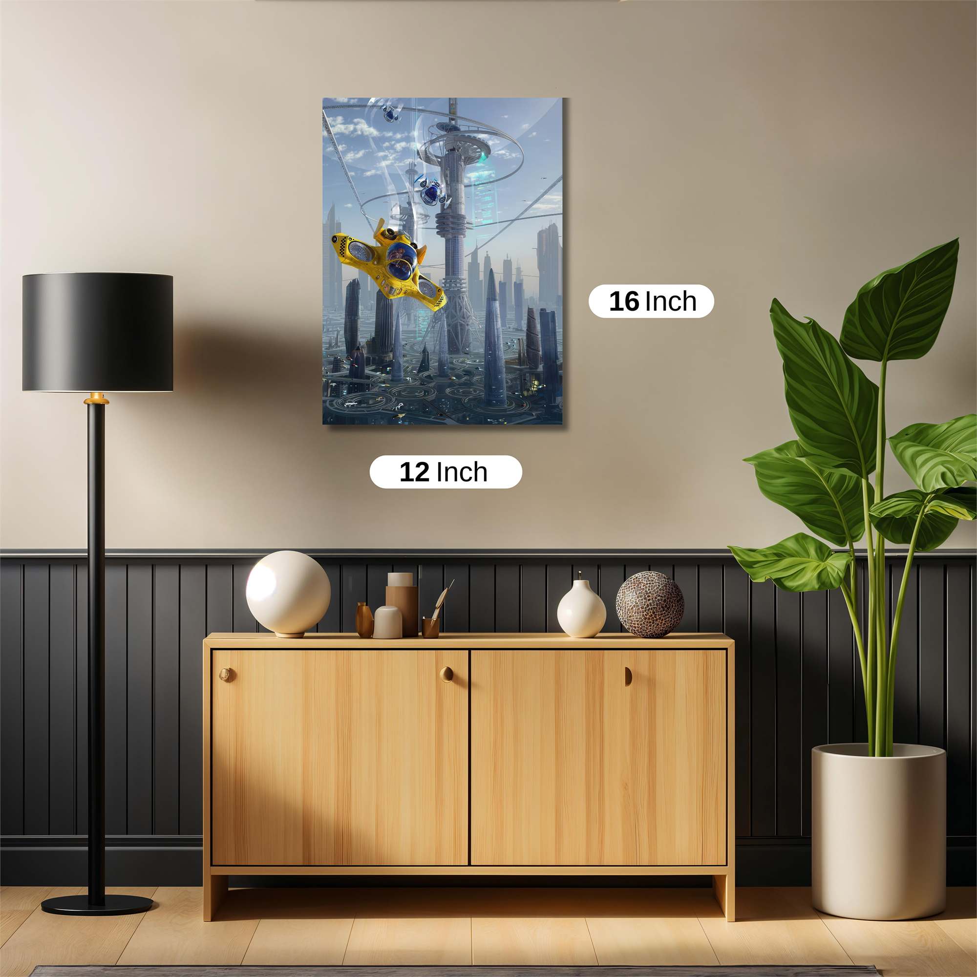 Futuristic Soar Safe Wall Magnetic / M