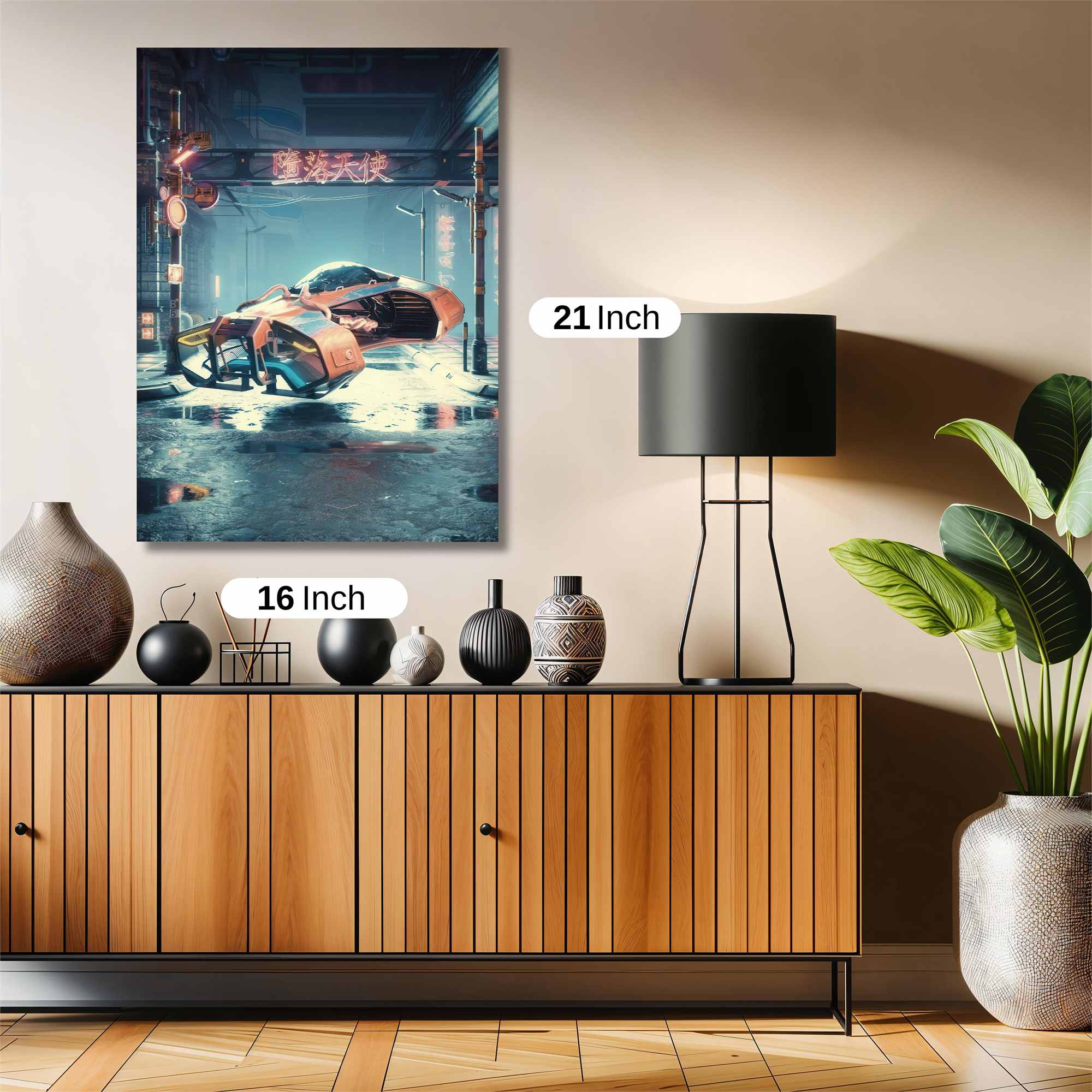 Neon Drift Safe Wall Magnetic / M