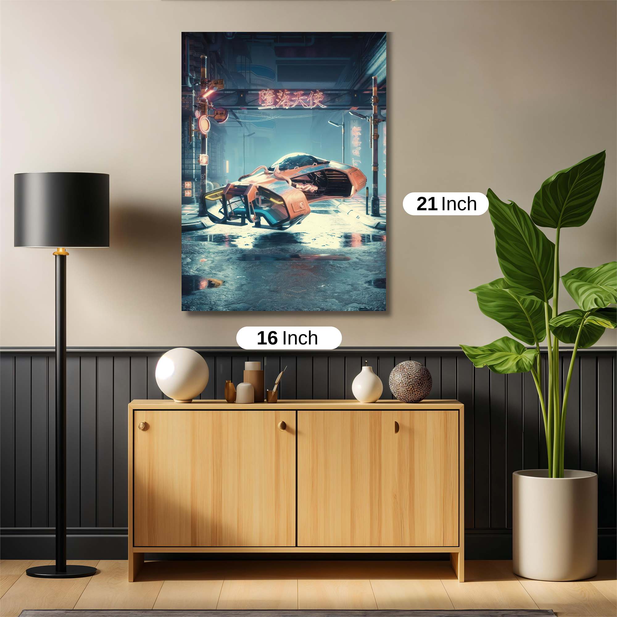 Neon Drift Safe Wall Magnetic / M