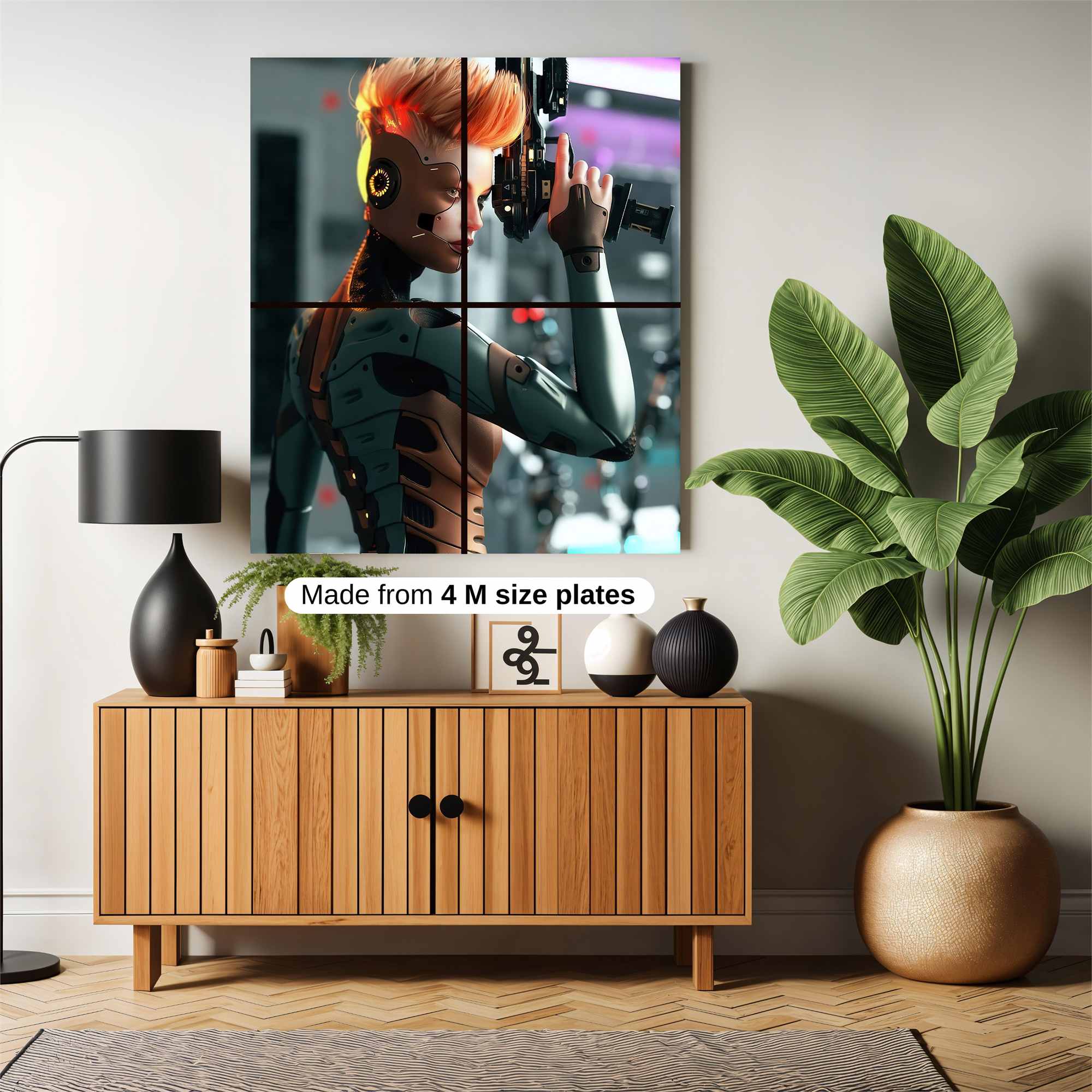 Cyborg Sentinel Safe Wall Magnetic / M