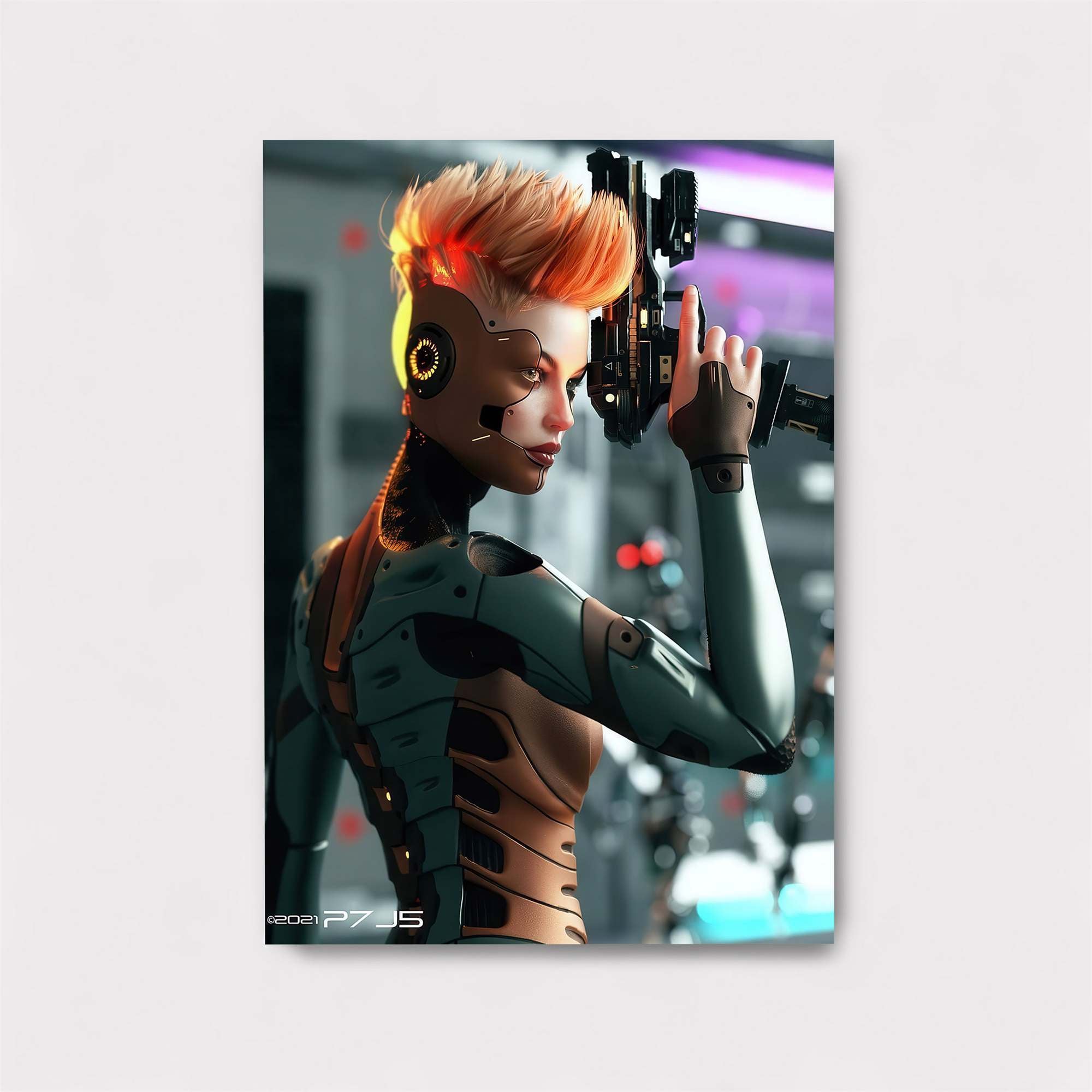 Cyborg Sentinel Safe Wall Magnetic / M