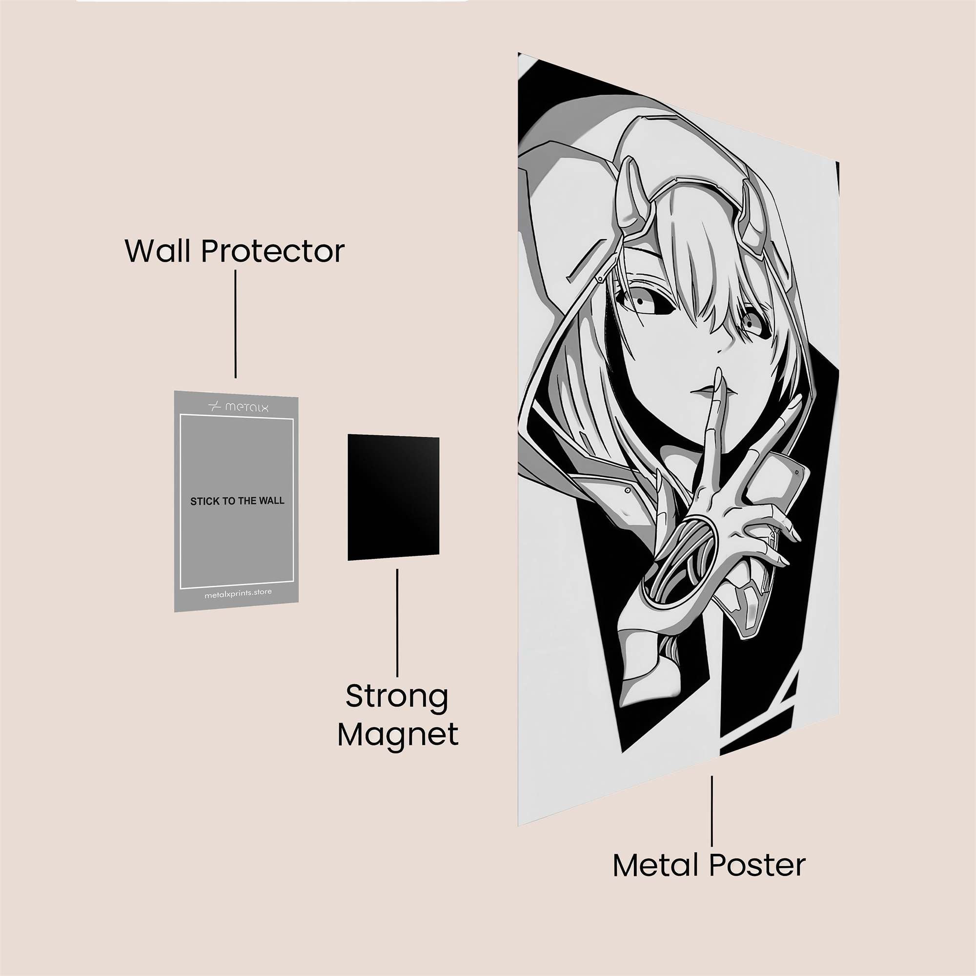 Aviator Pause Safe Wall Magnetic / M