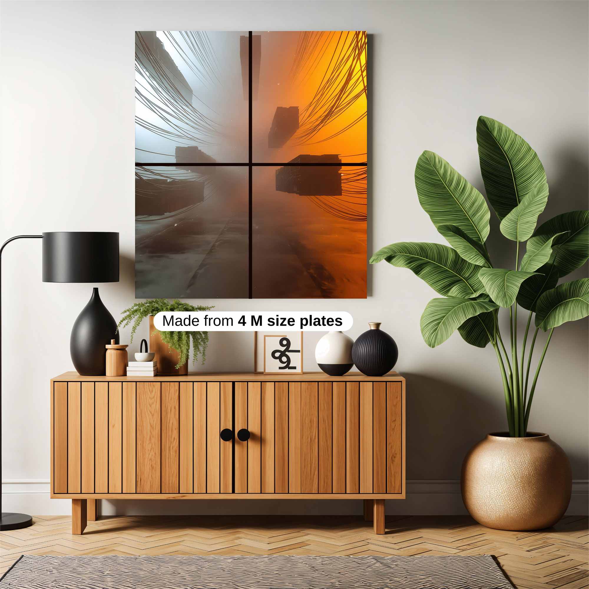 Surreal Convergence Safe Wall Magnetic / M