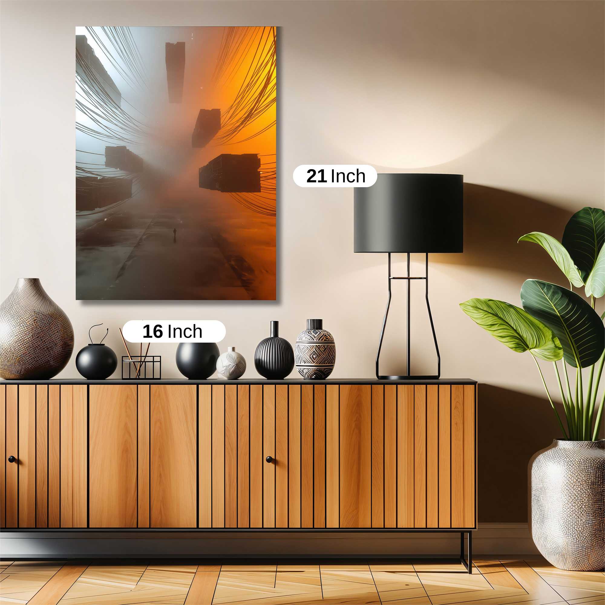 Surreal Convergence Safe Wall Magnetic / M