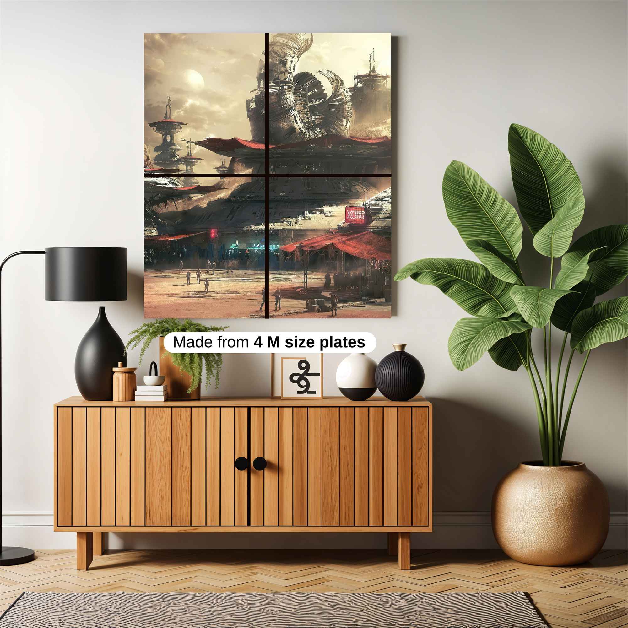 Futuristic Bazaar Safe Wall Magnetic / M