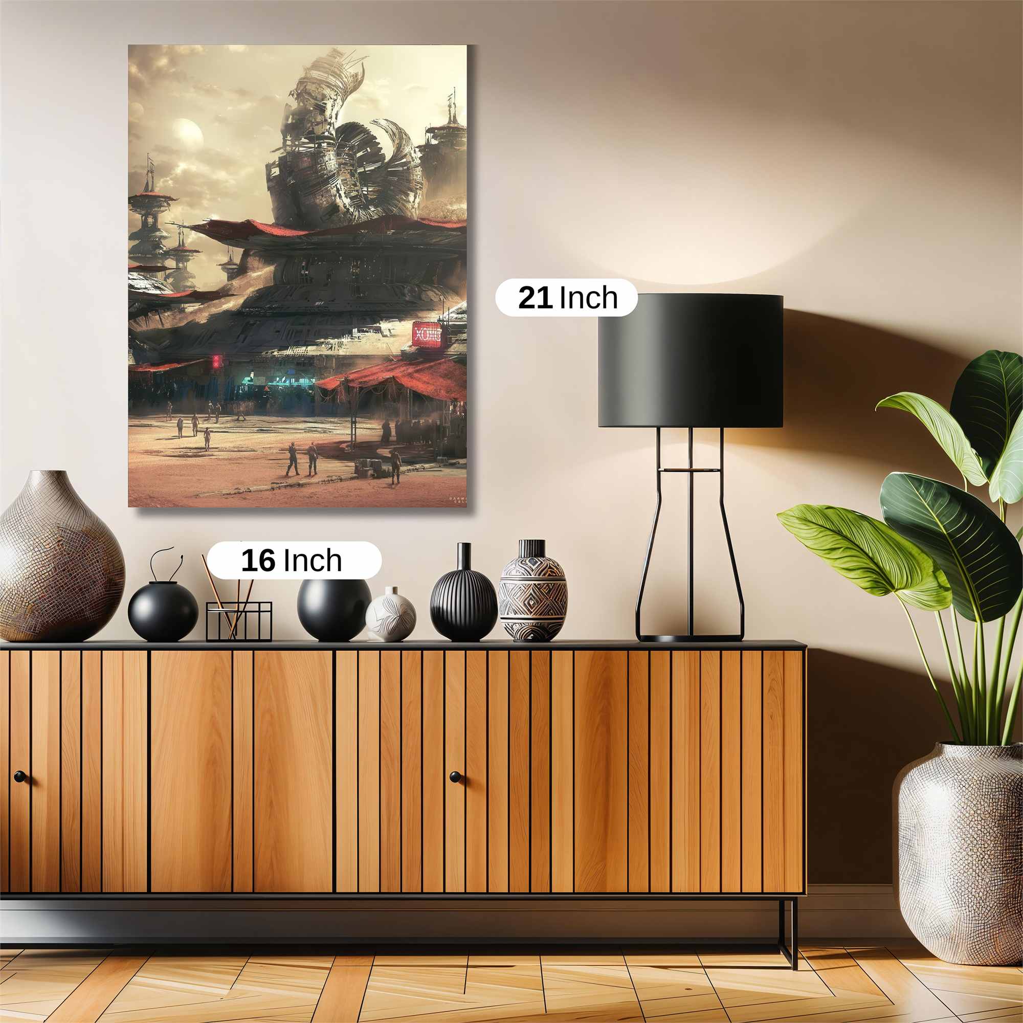 Futuristic Bazaar Safe Wall Magnetic / M