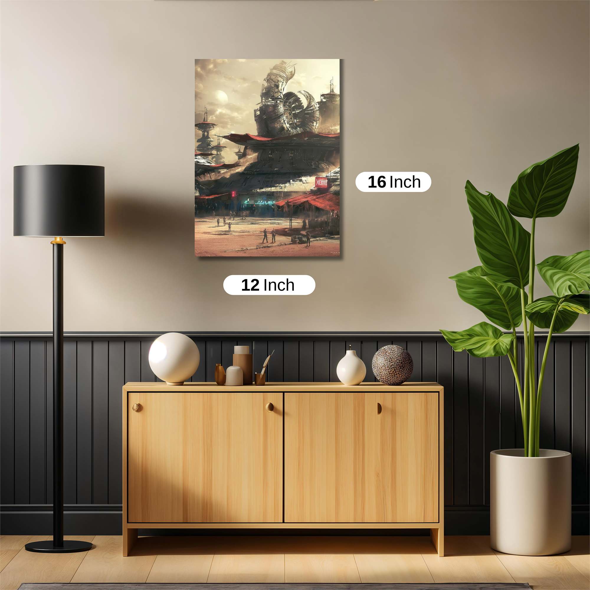 Futuristic Bazaar Safe Wall Magnetic / M