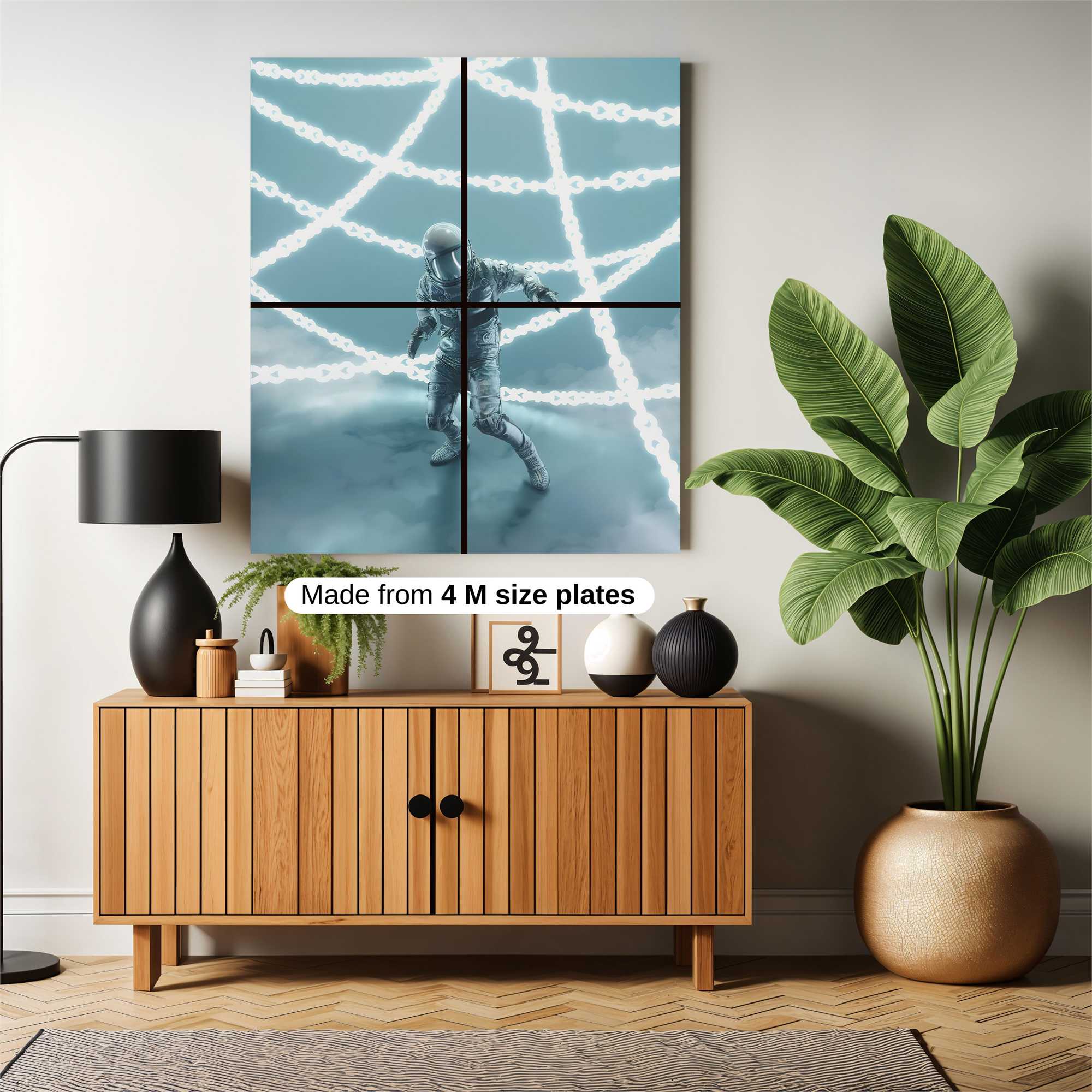 Astronaut Enigma Safe Wall Magnetic / M