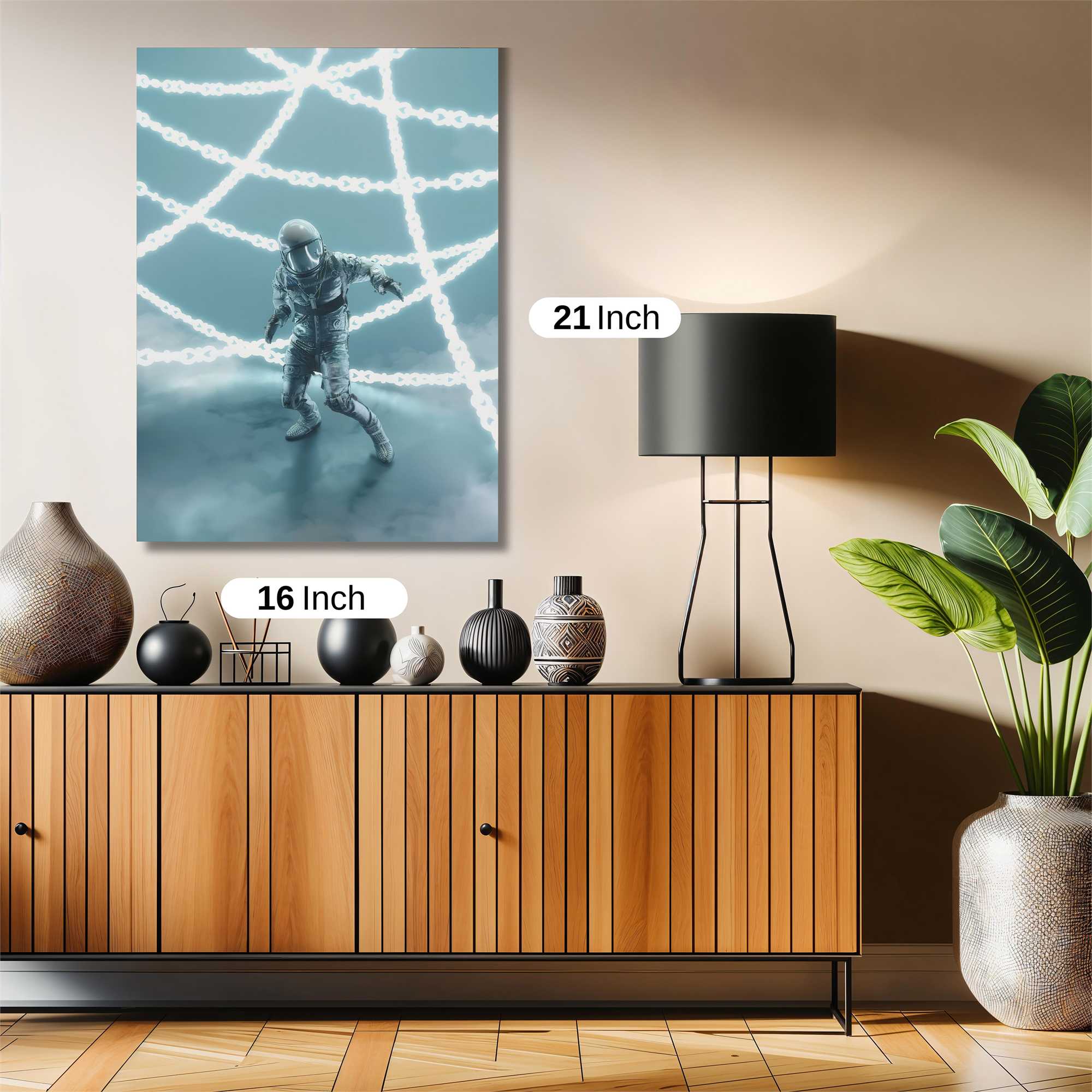 Astronaut Enigma Safe Wall Magnetic / M