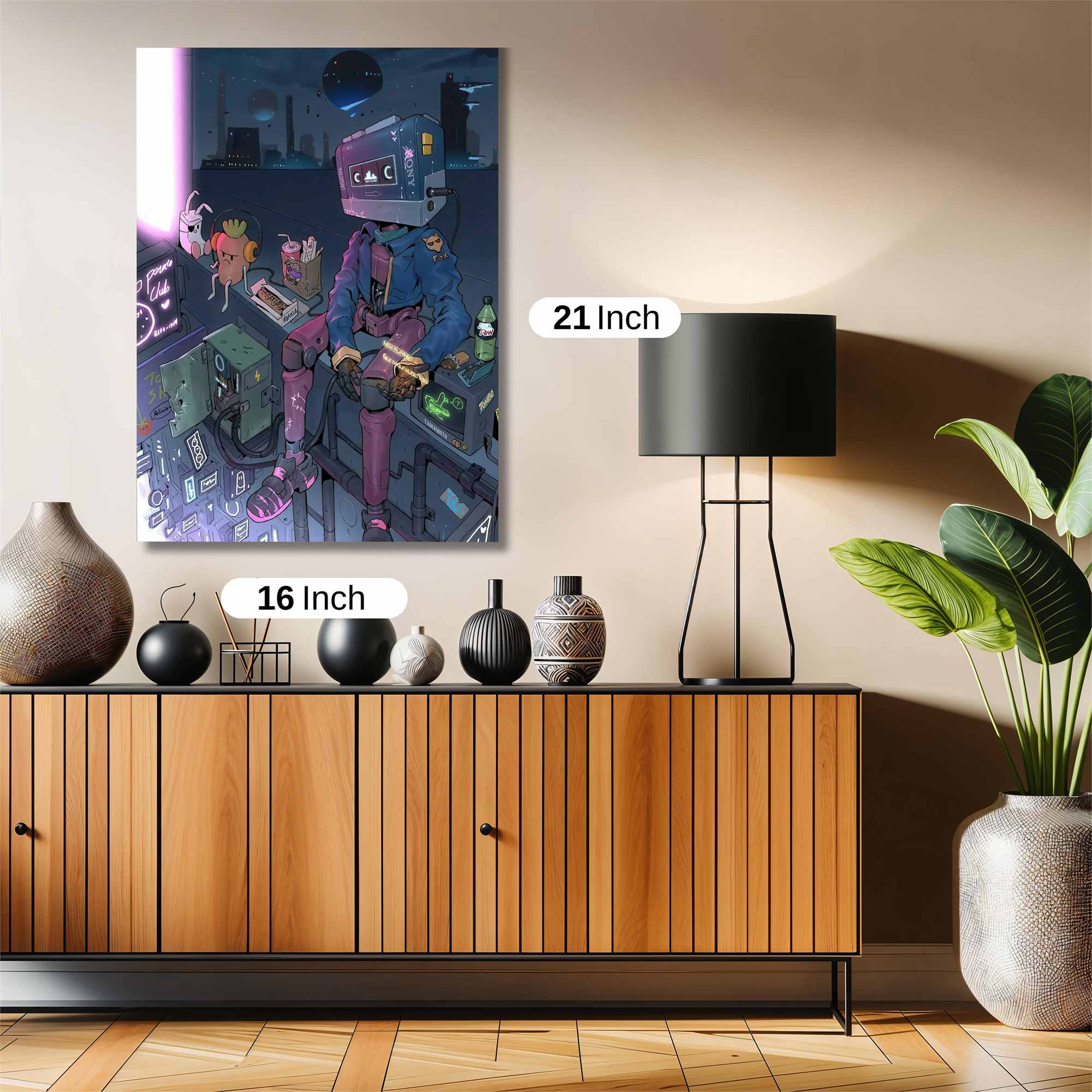 Cyber Dreamscape Safe Wall Magnetic / M