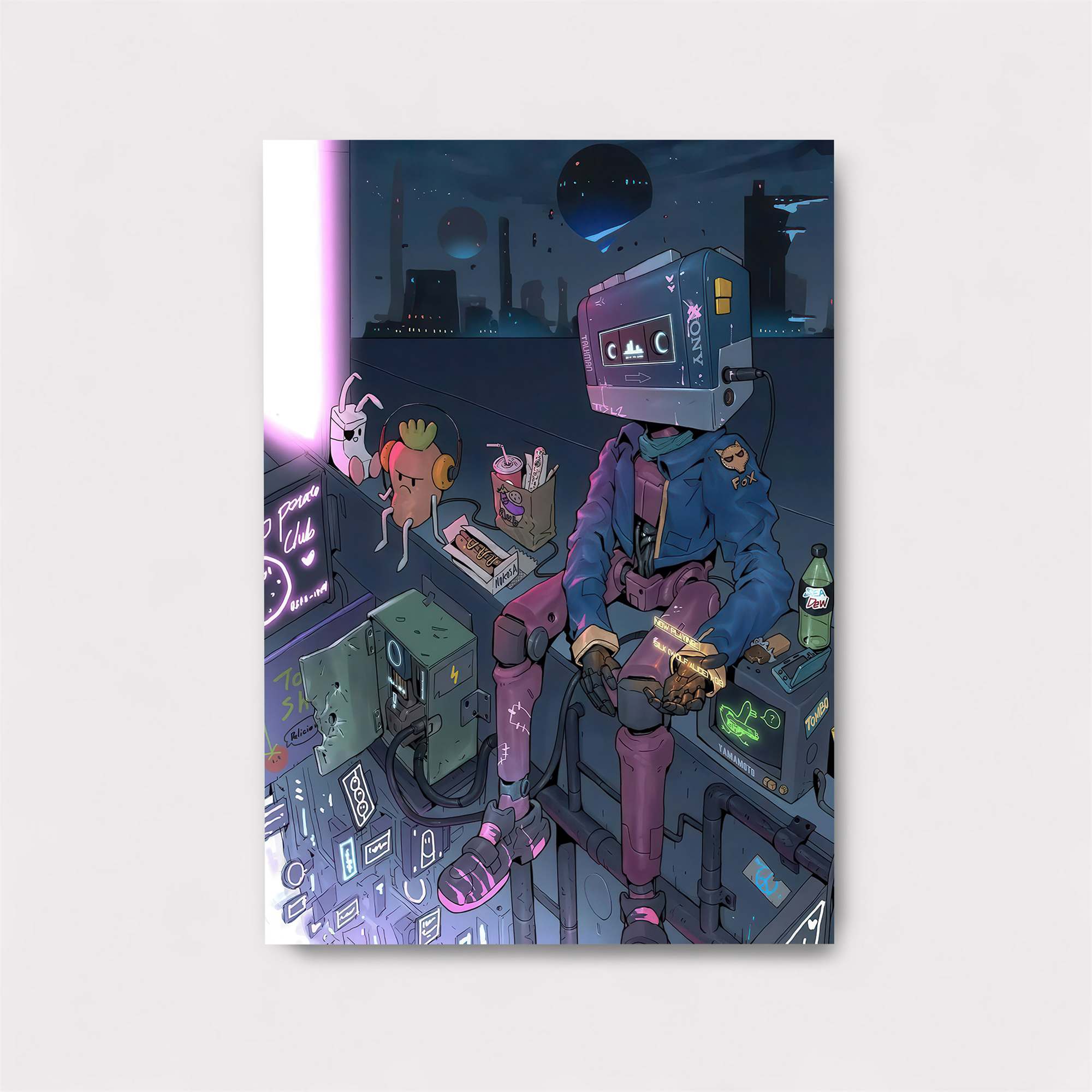 Cyber Dreamscape Safe Wall Magnetic / M