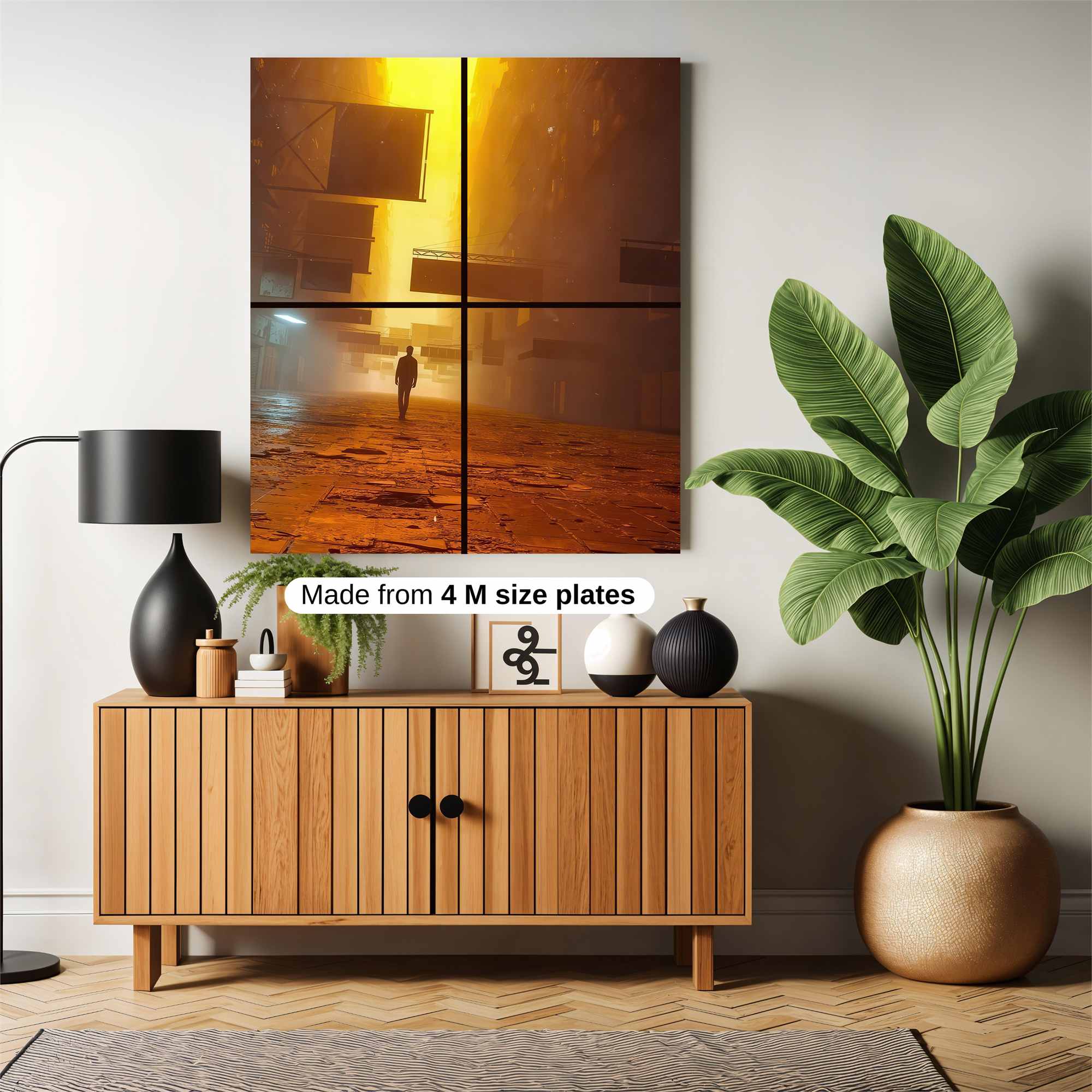 Silhouette Solitude Safe Wall Magnetic / M