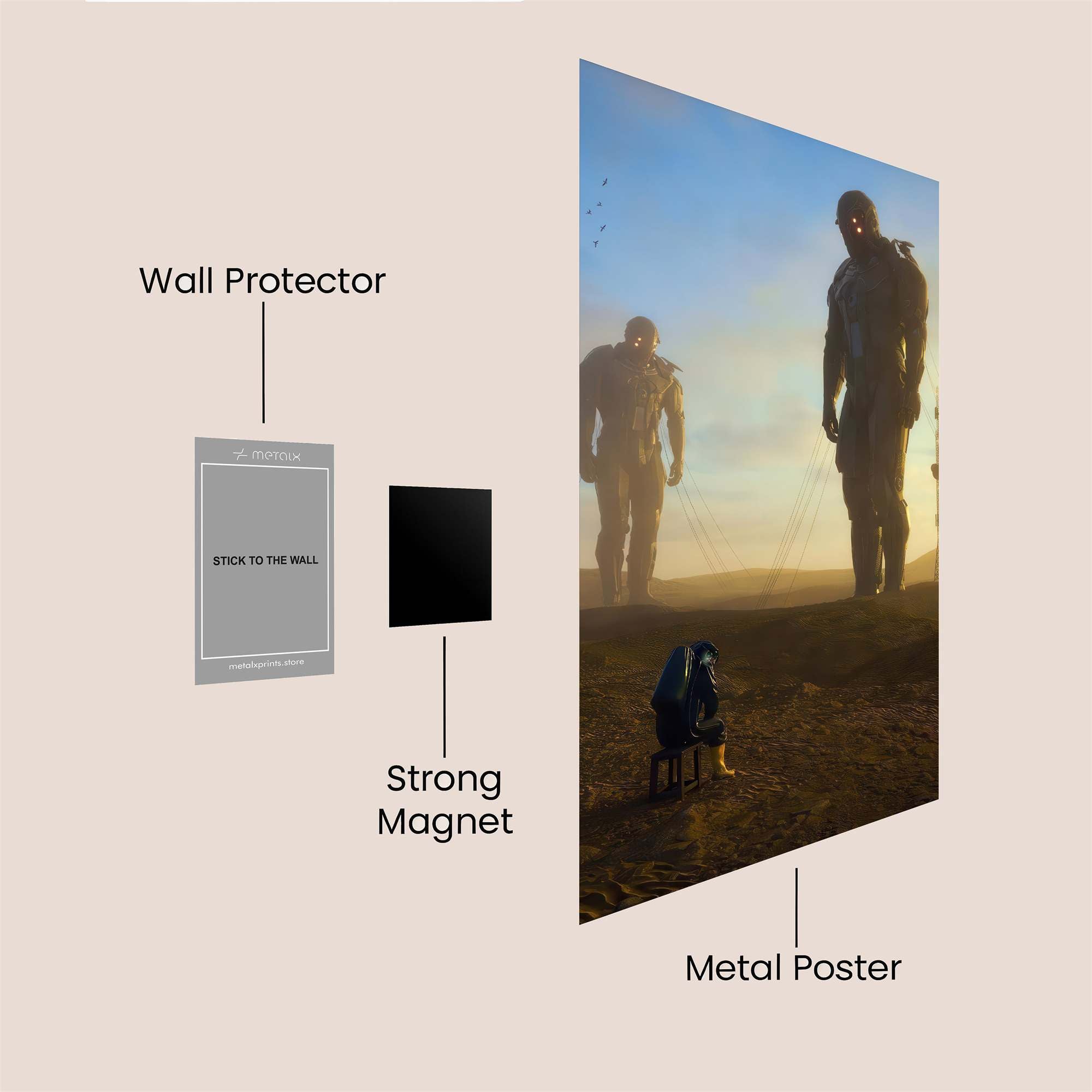 Colossal Reverie Safe Wall Magnetic / M