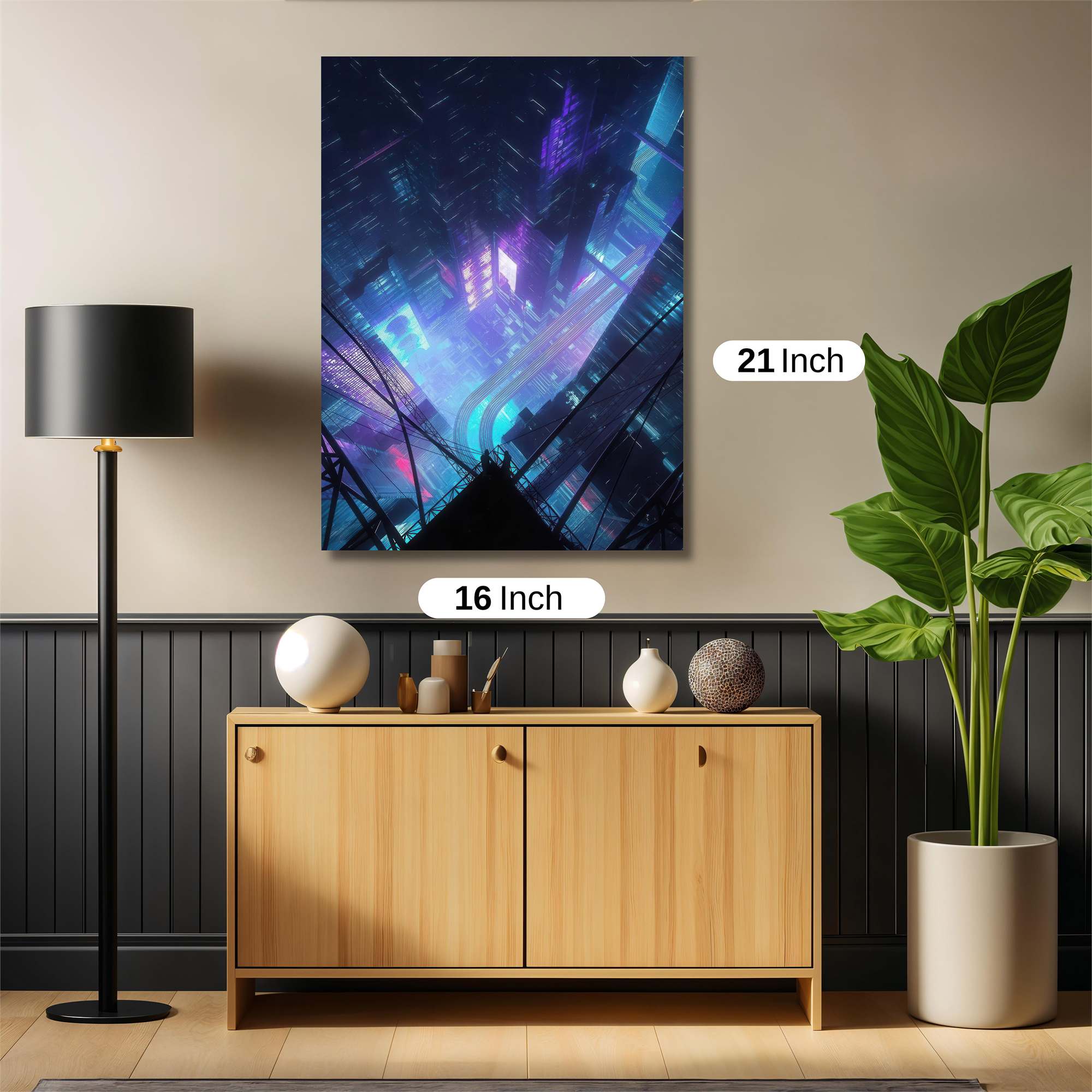 Cyber Dreamscape Safe Wall Magnetic / M