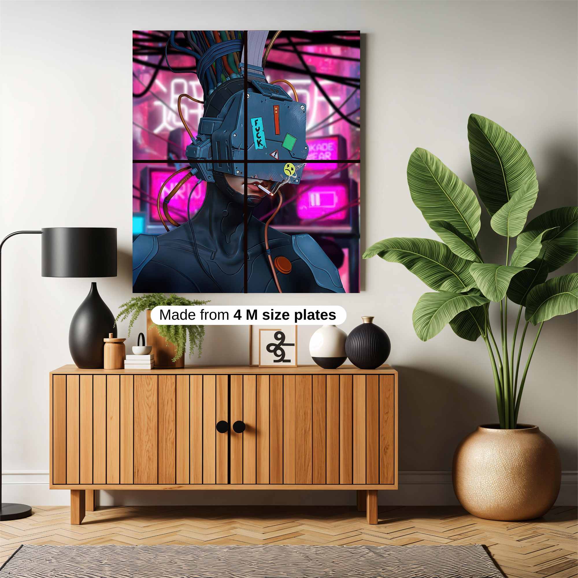 Cyber Dreamscape Safe Wall Magnetic / M