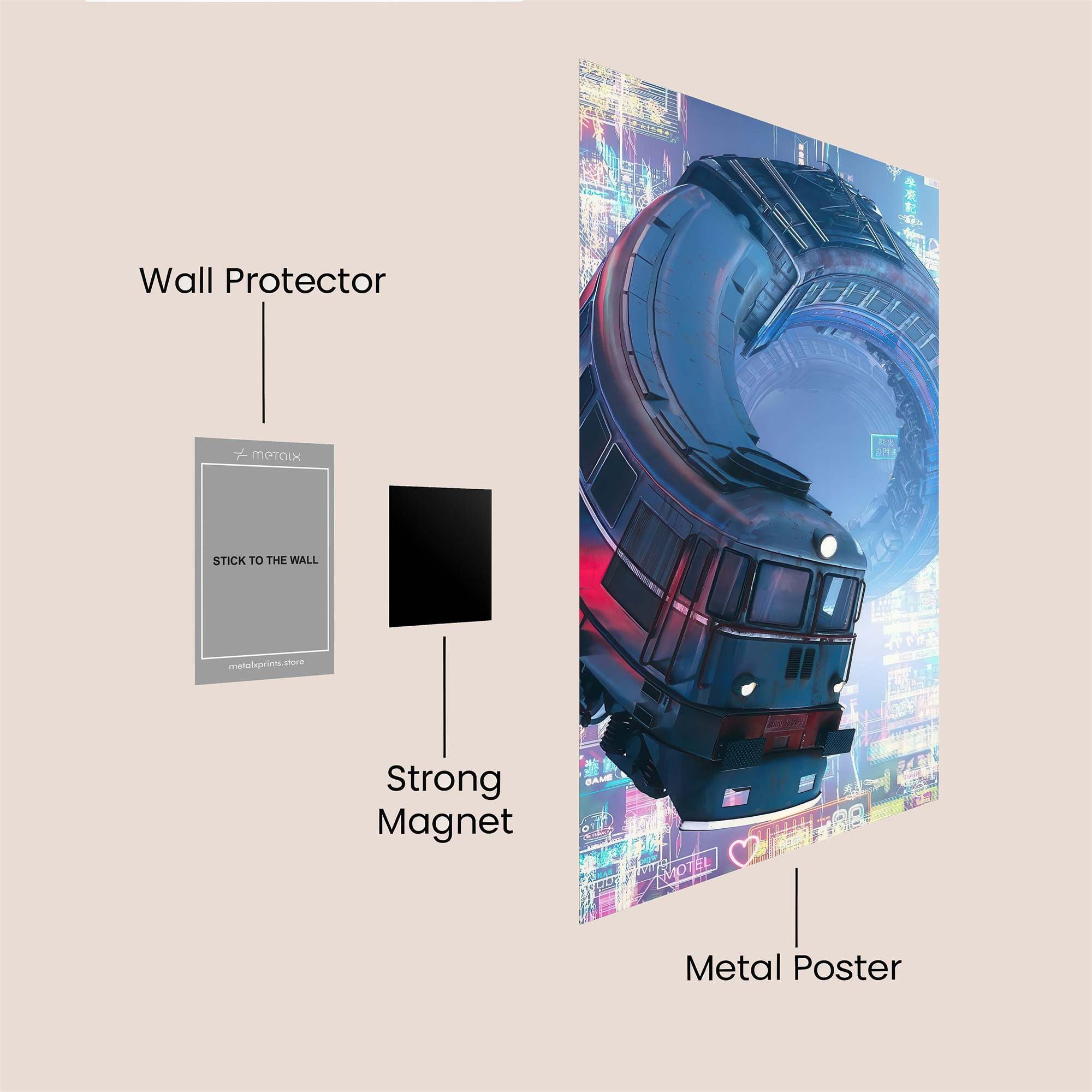 Boundless Twist Safe Wall Magnetic / M