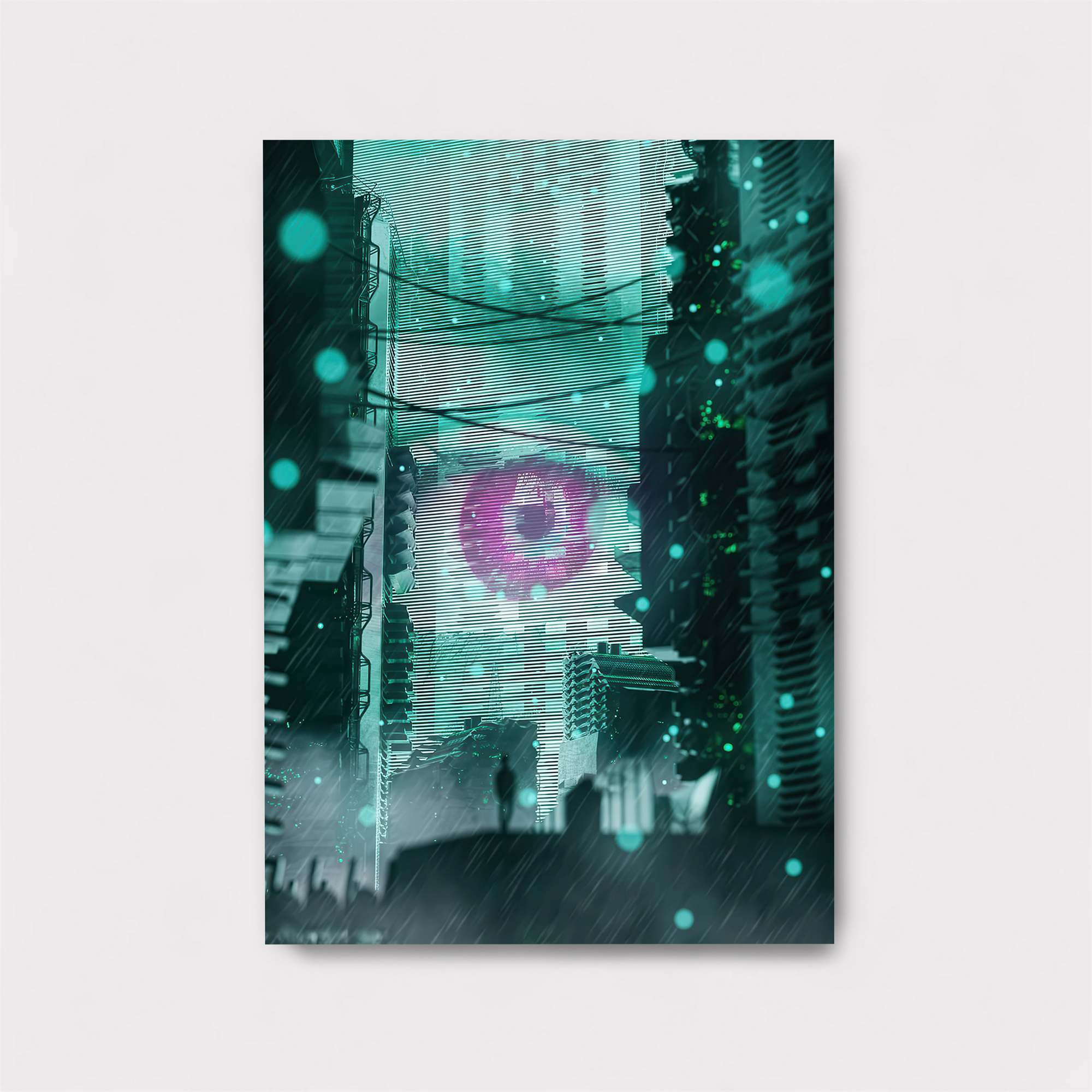 Neon Harbor Safe Wall Magnetic / M