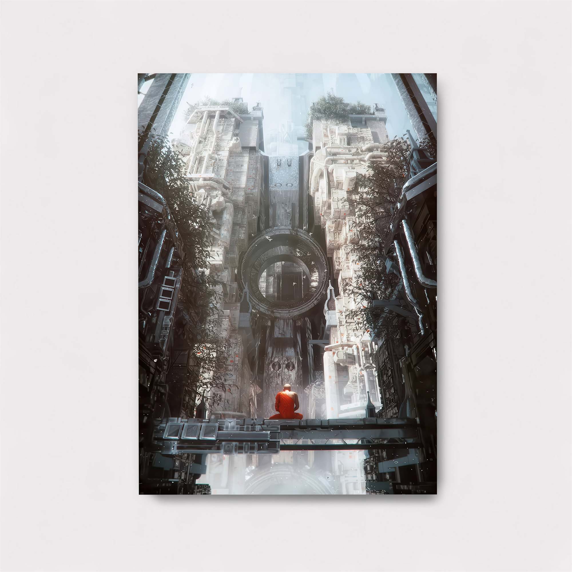 Futuristic Solitude Safe Wall Magnetic / M